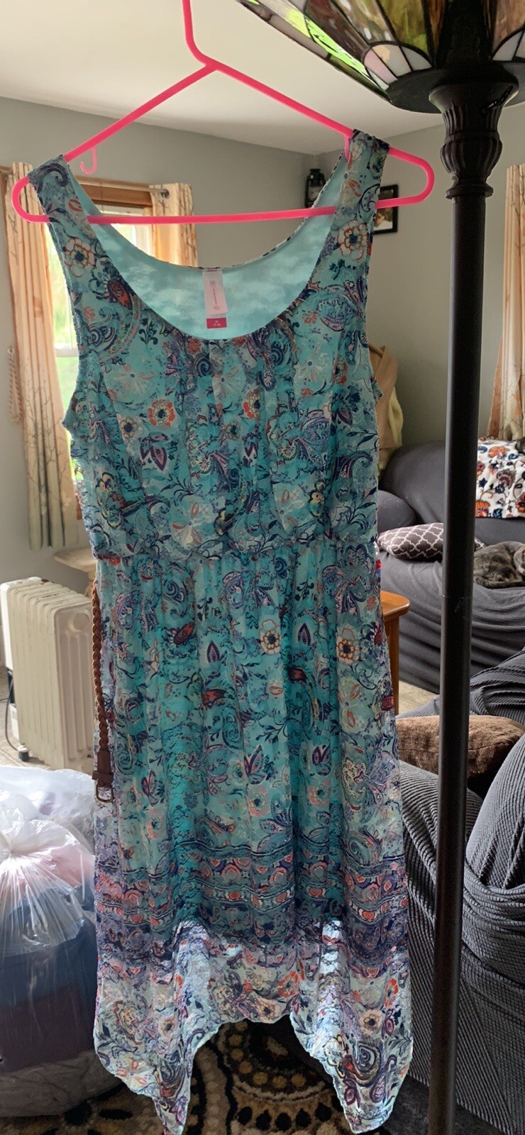 colorful spring summer fall dress