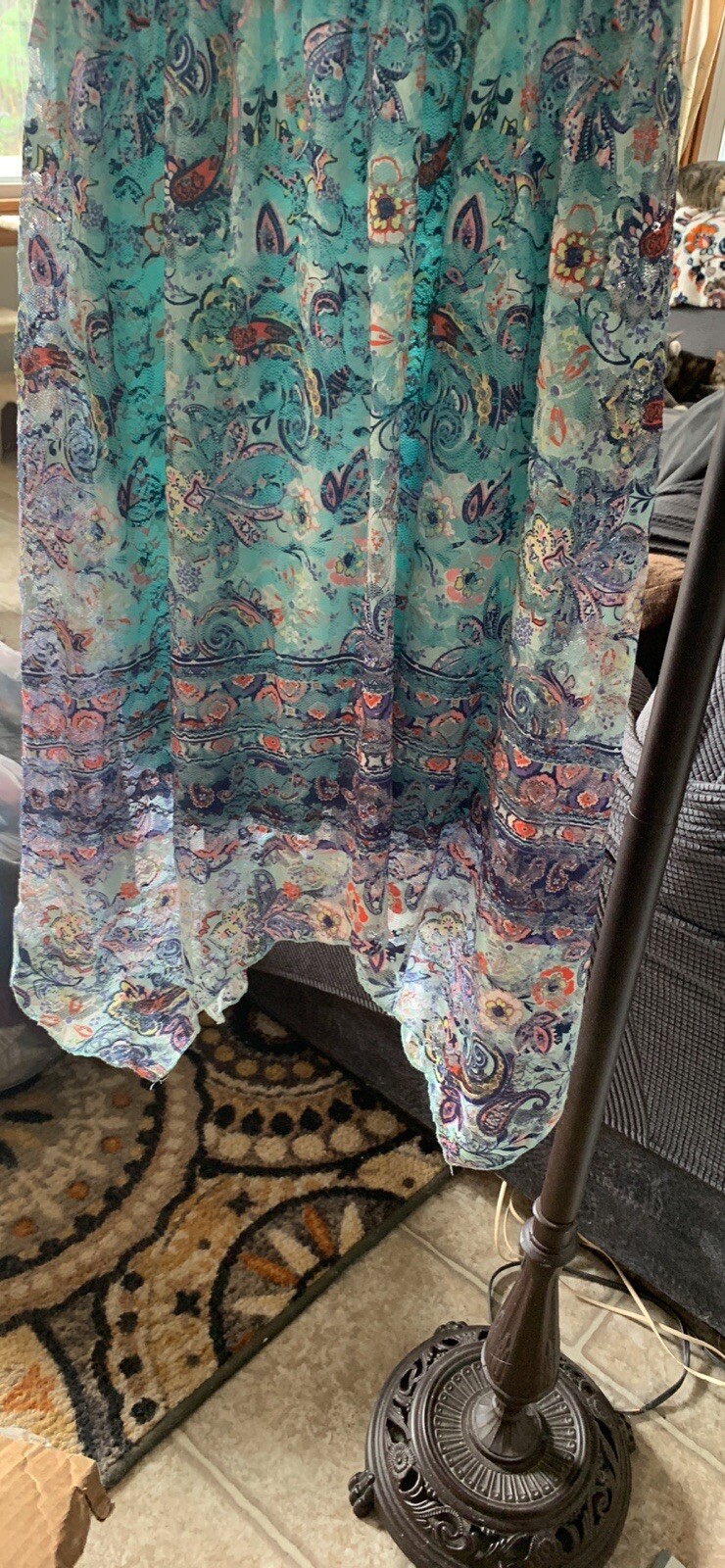 colorful spring summer fall dress