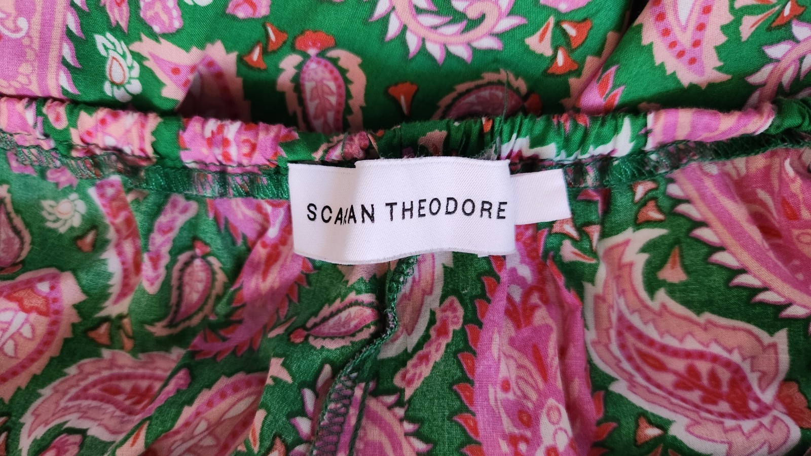 Scanlan Theodore Cotton Paisley Dress