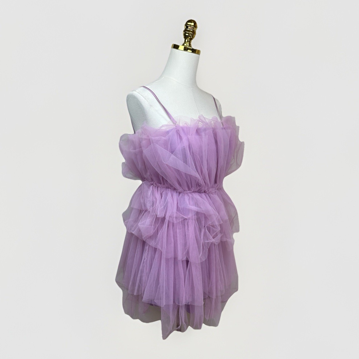 ✨💜 NWT Altar’d State Daria Tulle Mini Dress Lavender Lilac Small Fairycore ✨
