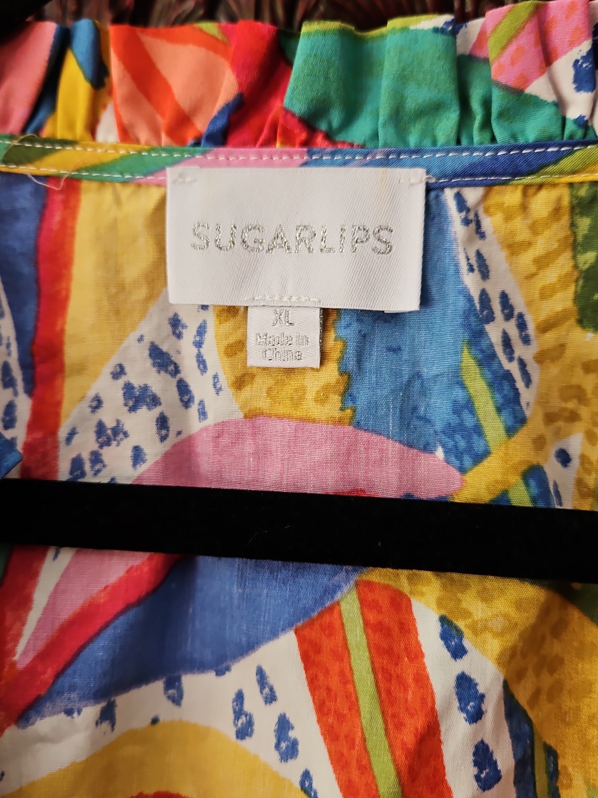 Sugarlips Womens XL New Guinea Marisol Print Dress In Excellent Condition