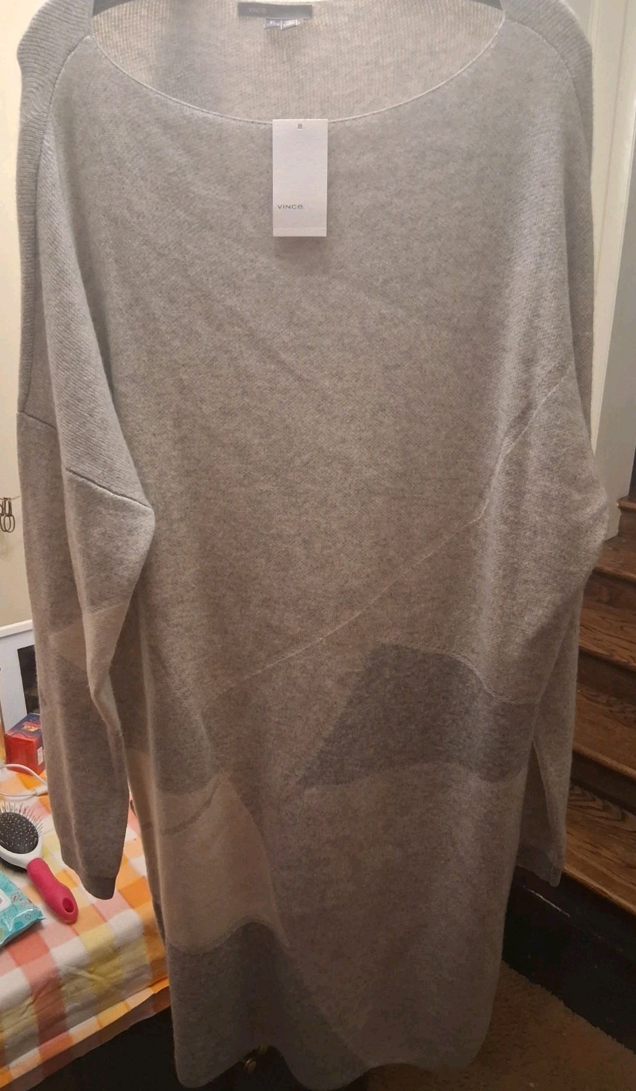 Vince Sweater Dress XL 70% Wool 30% Cashmere