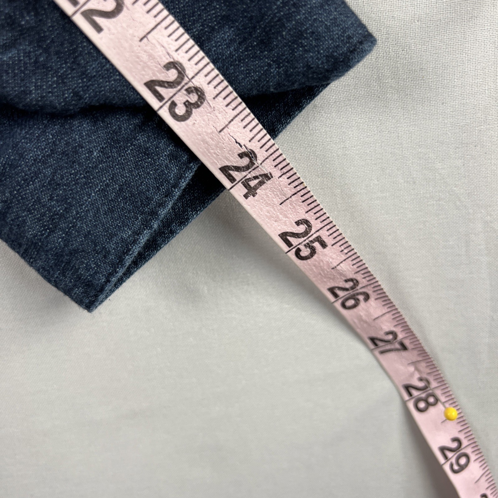 A New Day Dress Womens Medium Dark Wash Denim Shirt Long Sleeve Tie Belt