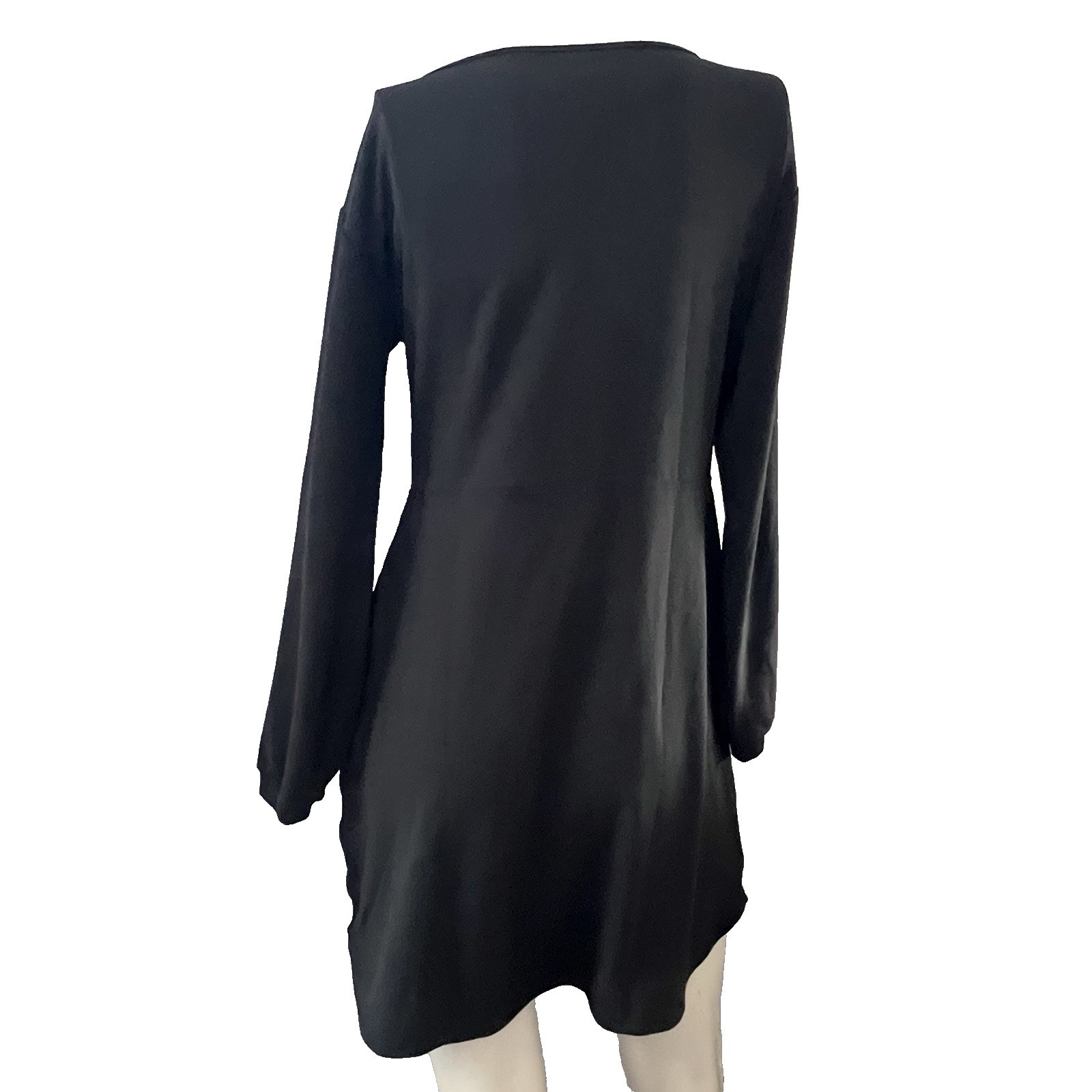 Isabel by Ingrid & Isabel Maternity Dress Women Size M Black Long Sleeve Stretch