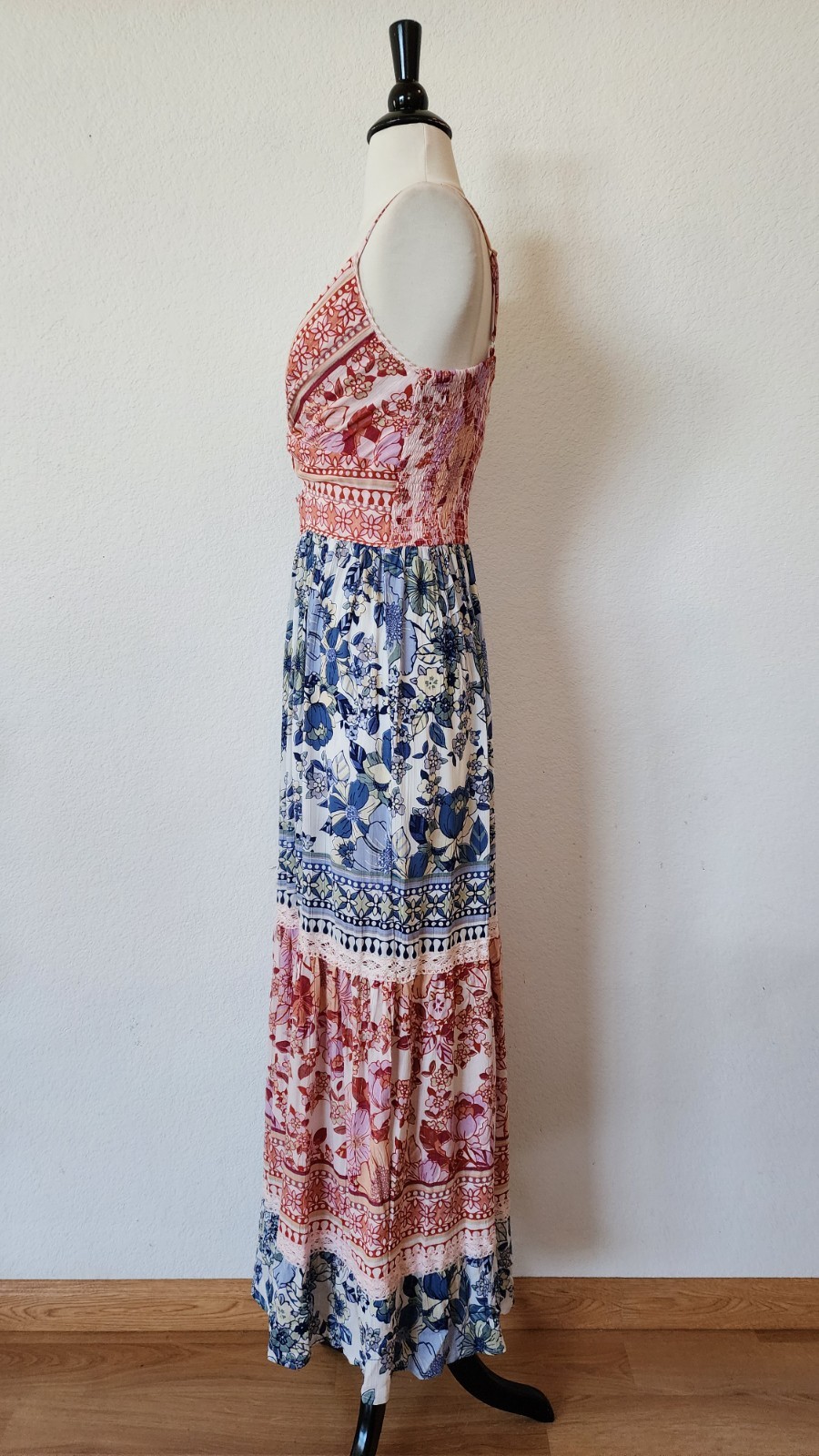 New Anthropologie Maxi Dress Size Small XS Floral Wedding Coquette Garden