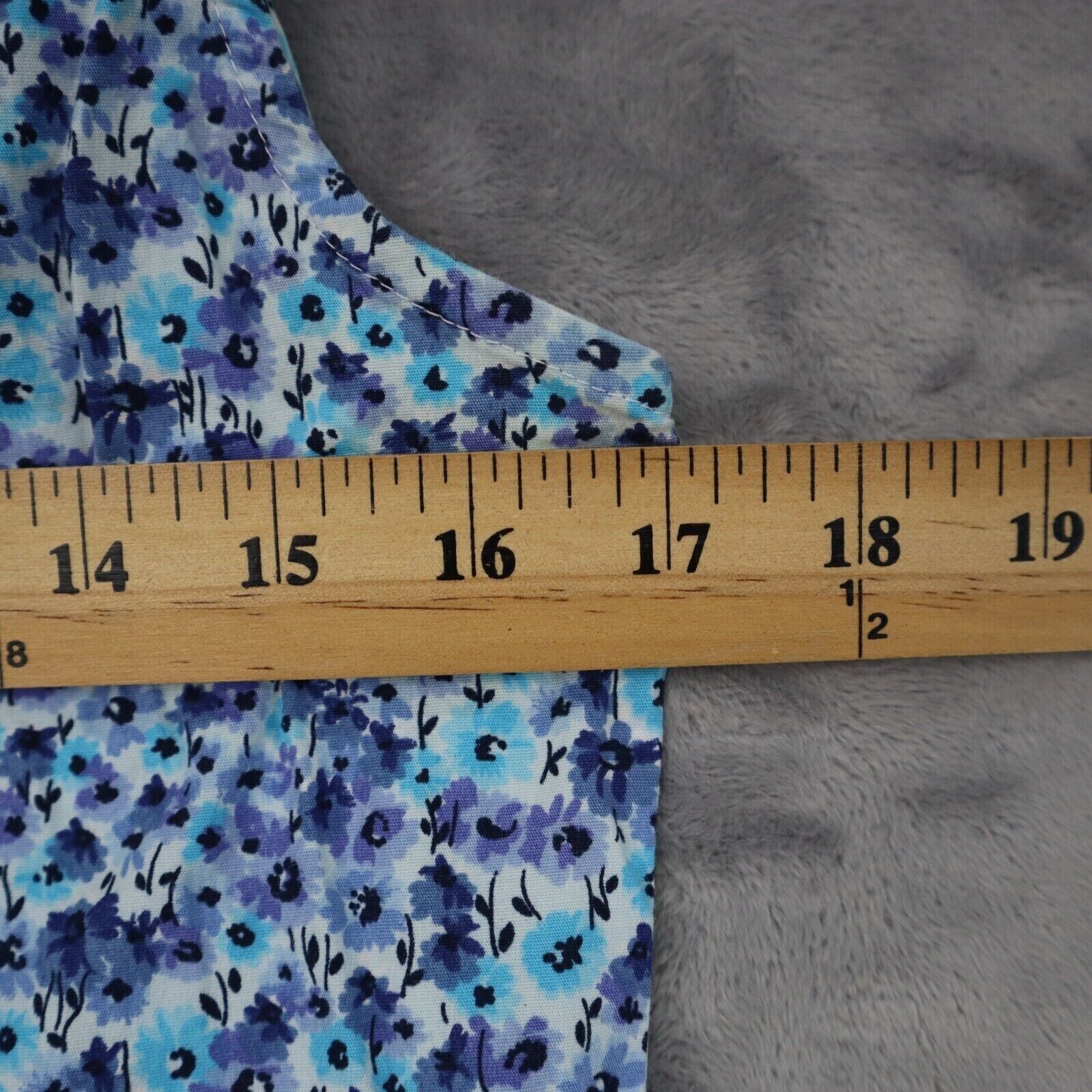 Betsy Lauren Dress Womens 12P Blue Petite Sleeveless Boat Neck Zip Mini Dress