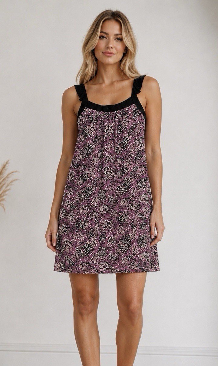 Kensie Womens Geo Print Sequined Ruffle Sleeve Dress Size Large Summer Chic $99