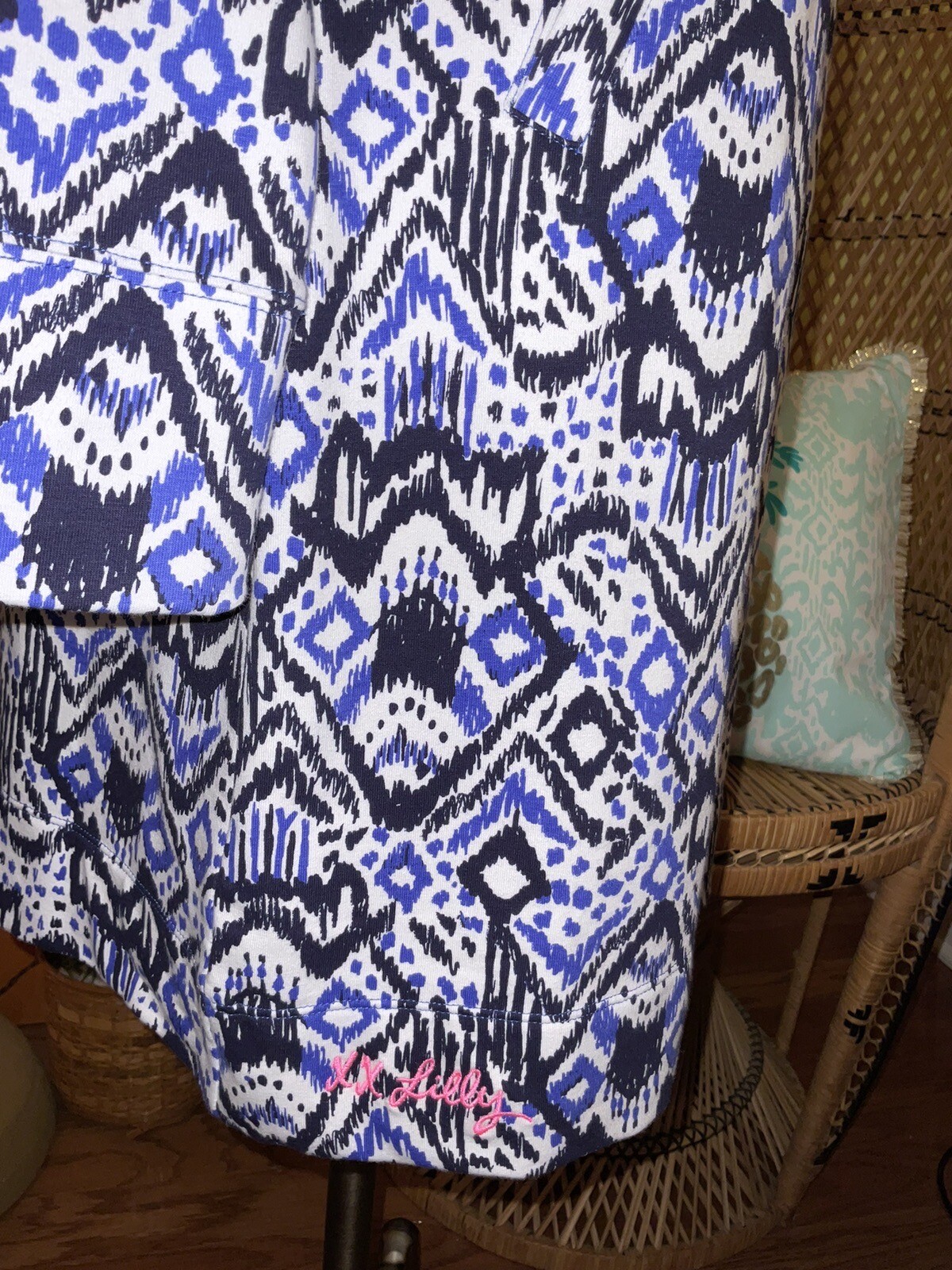 Lilly Pulitzer NWT UPF 50+ Skipper Popover Dress Oh My Cod $158 Size S,L
