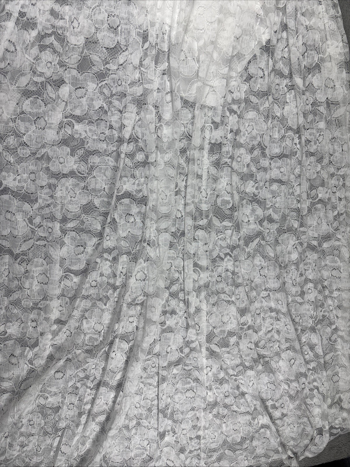 NWT For Love and Lemons Lorena Maxi Dress White Lace Size Small