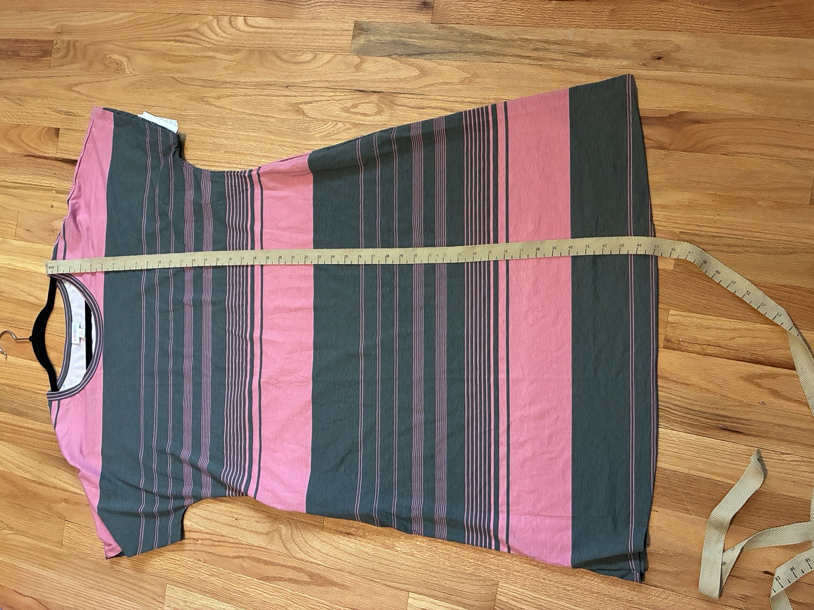 Women’s LuLaRoe Great and pink striped dress With pockets Size 3xl New with Tags