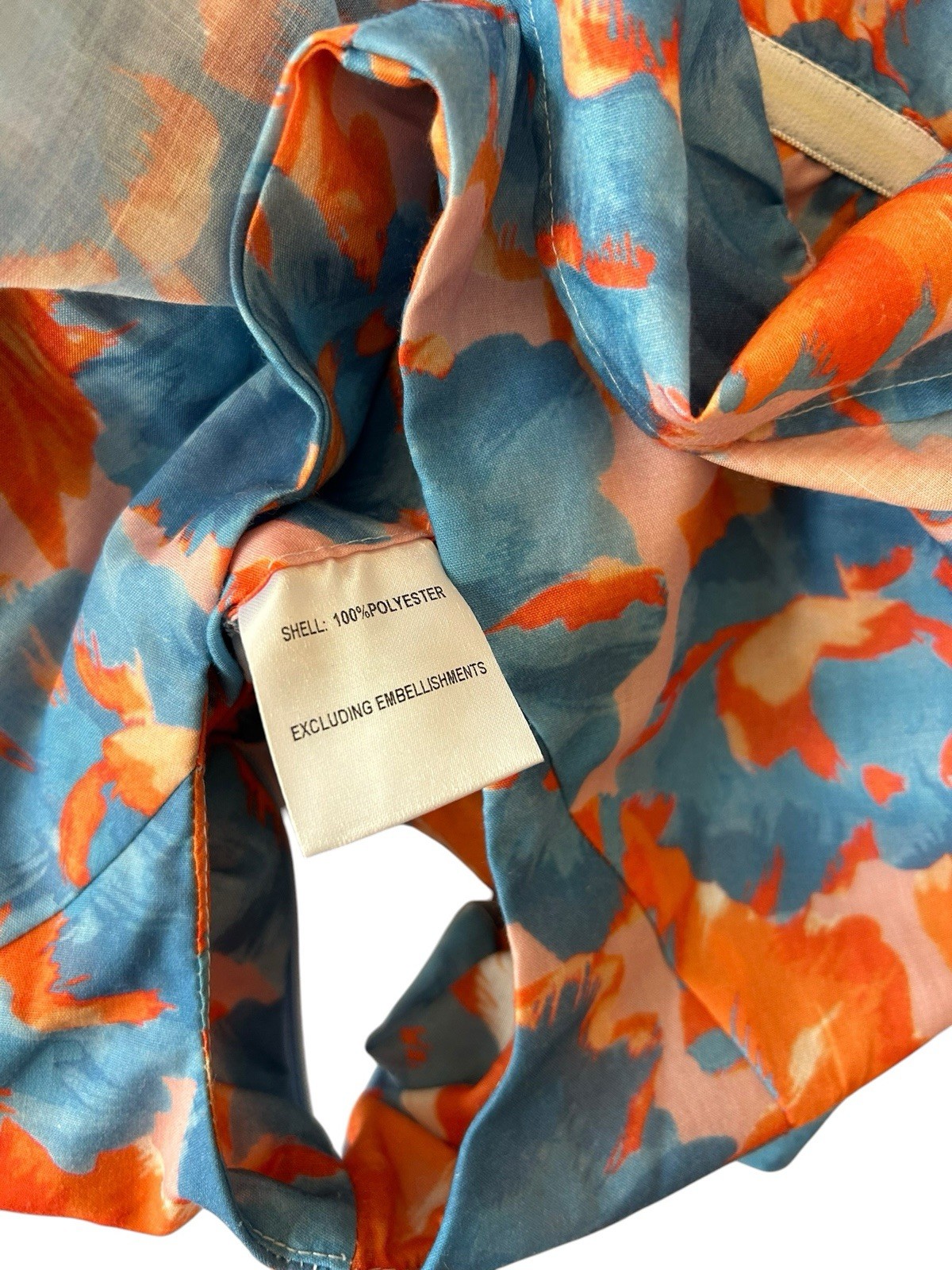 Hello Molly 2Pc Set Blue Size 4 Crop Top Midi Skirt Co Ord Vacation Wedding
