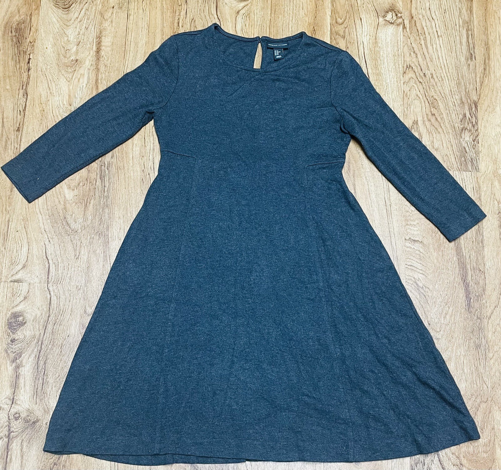 Women’s Adrienne Vittadini Dark Gray 1/2 Half Sleeve Dress Size XS Pullover