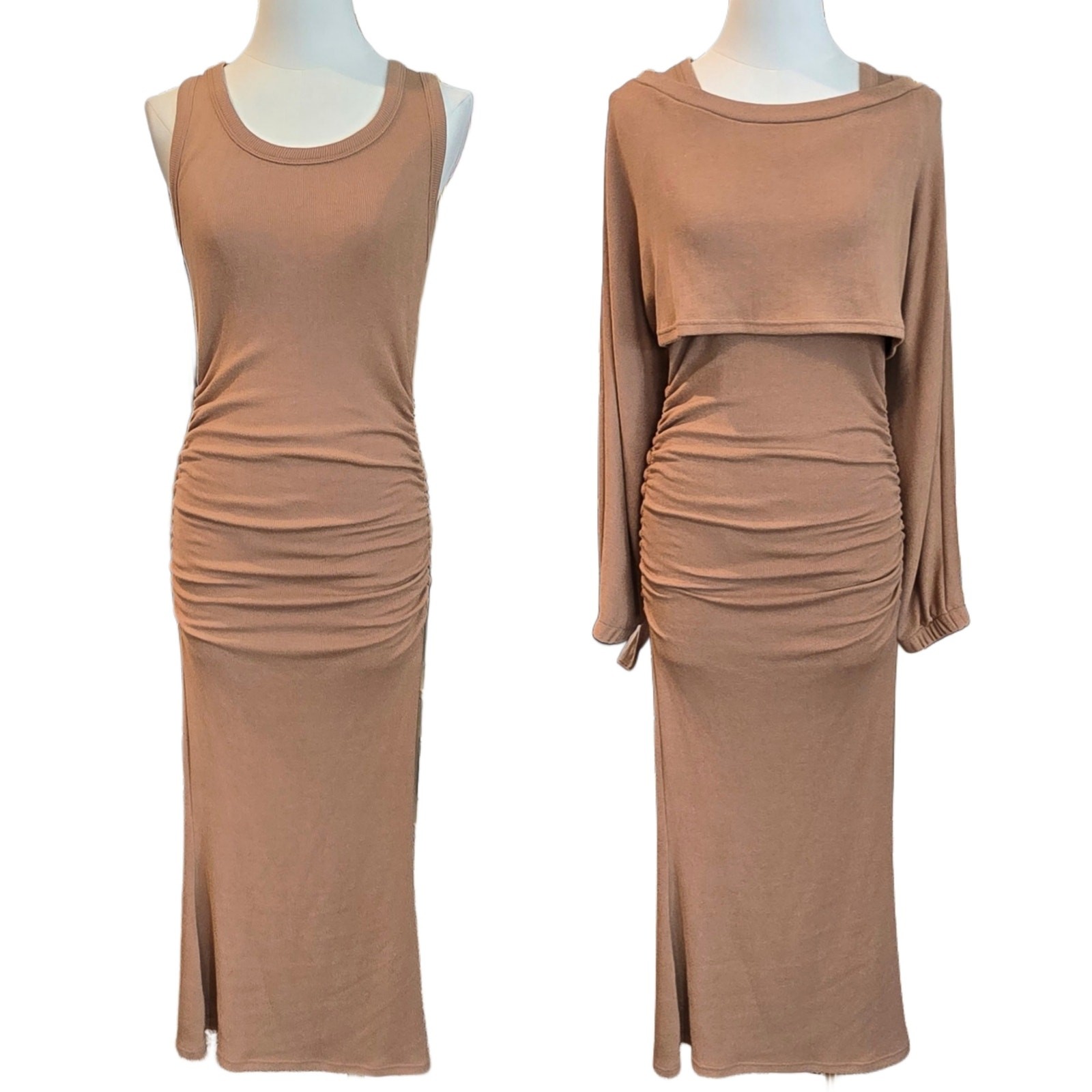 May Dorothy NWT Versatile Two-Piece Crop Tank Long Midi Tank Dress Sz ONESIZE