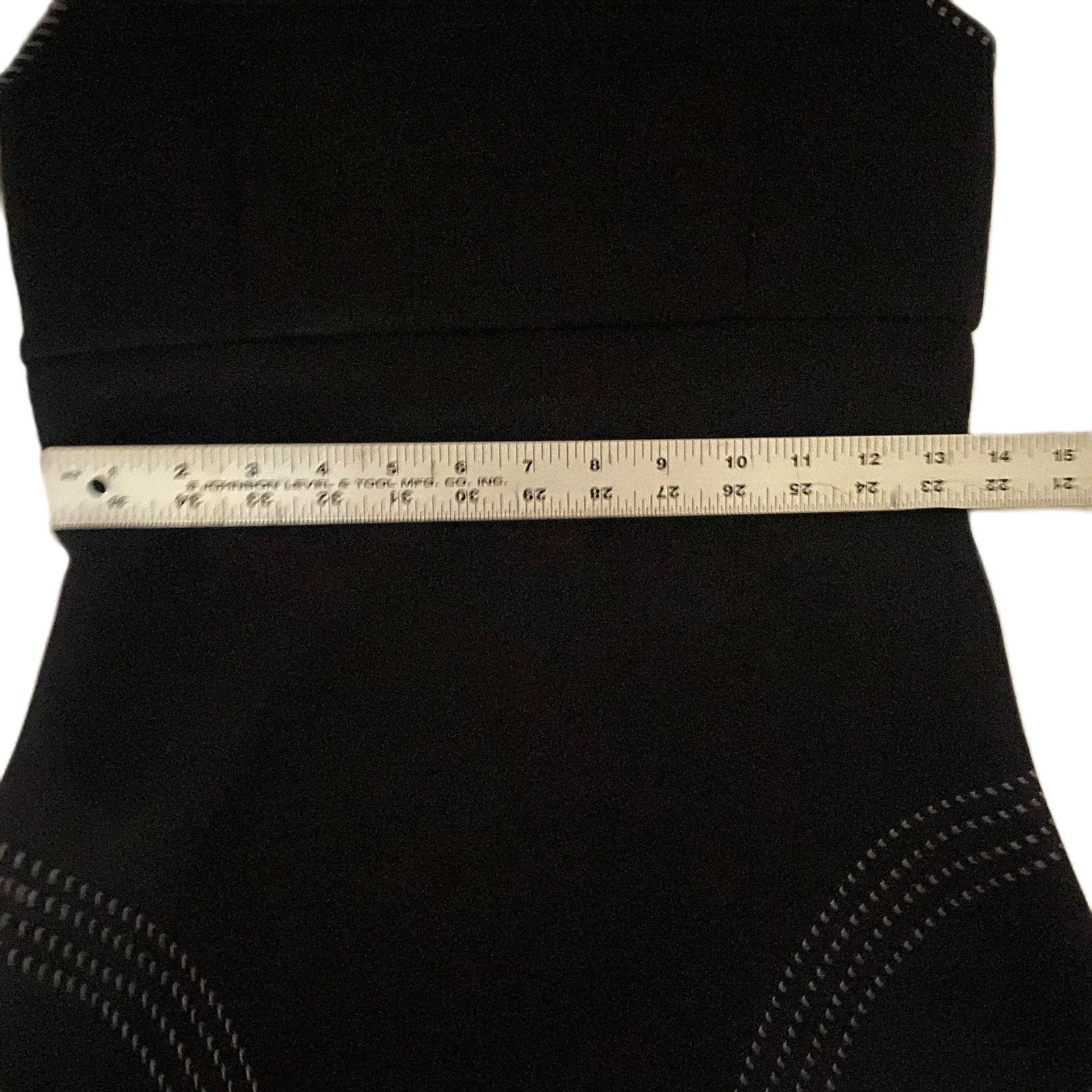 Maje Rokaya Contrast Stitch Scuba Neoprene Sleeveless LBD Mini Dress Medium EUC