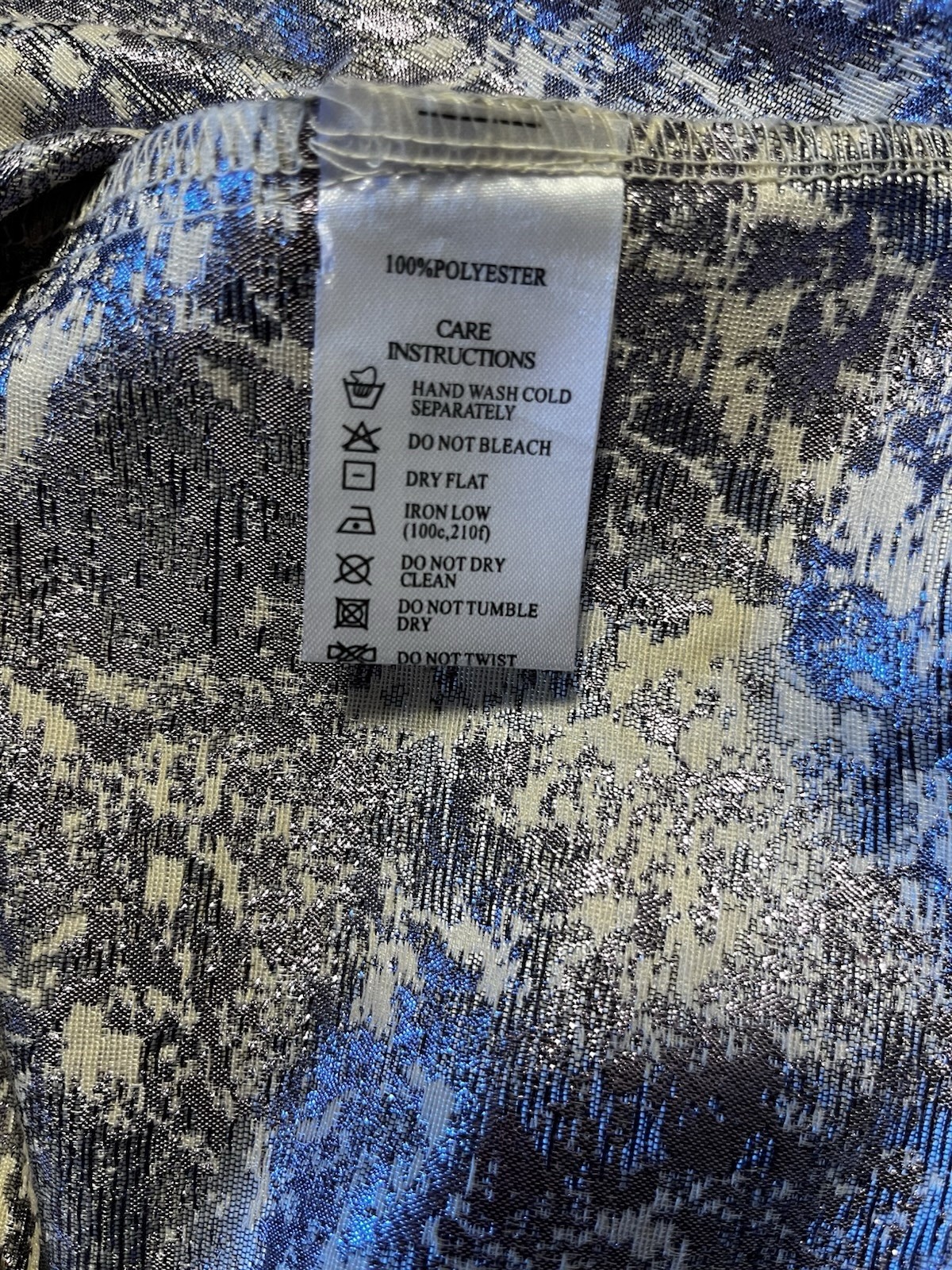 Motel Rocks Cheeky Lilac Haze Silver and Purple Mini Dress Size M