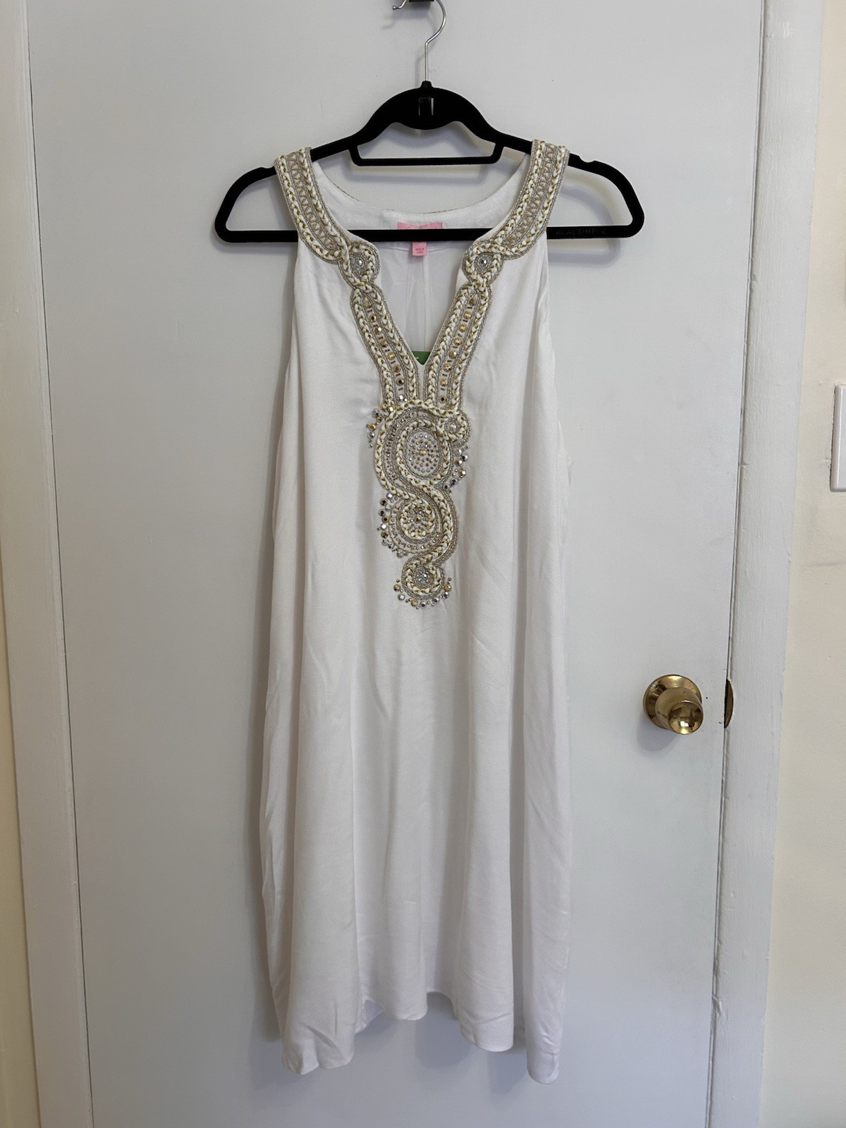 Lilly Pulitzer Resort White Valli Soft Shift Dress XL NWT