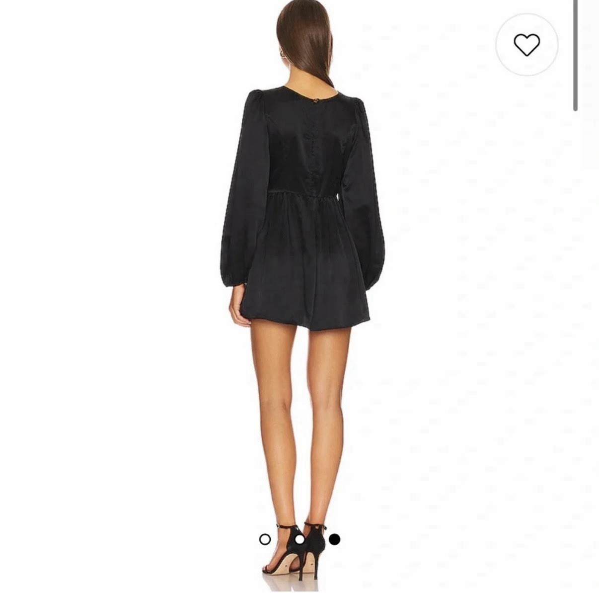 NWT $525 LoveShackFancy Garcia Mini Dress in Black Size 4 Revolve Net-A-Porter
