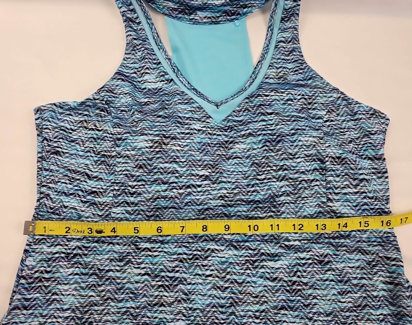 MPG Athletic Mesh Racerback Dress Built In Bra Side Pockets Women’s Lg NWOT