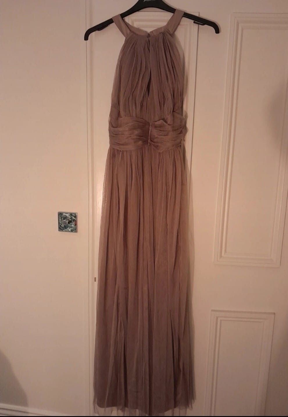 Coast ruched bridesmaid dresses multiple sizes available mink 12