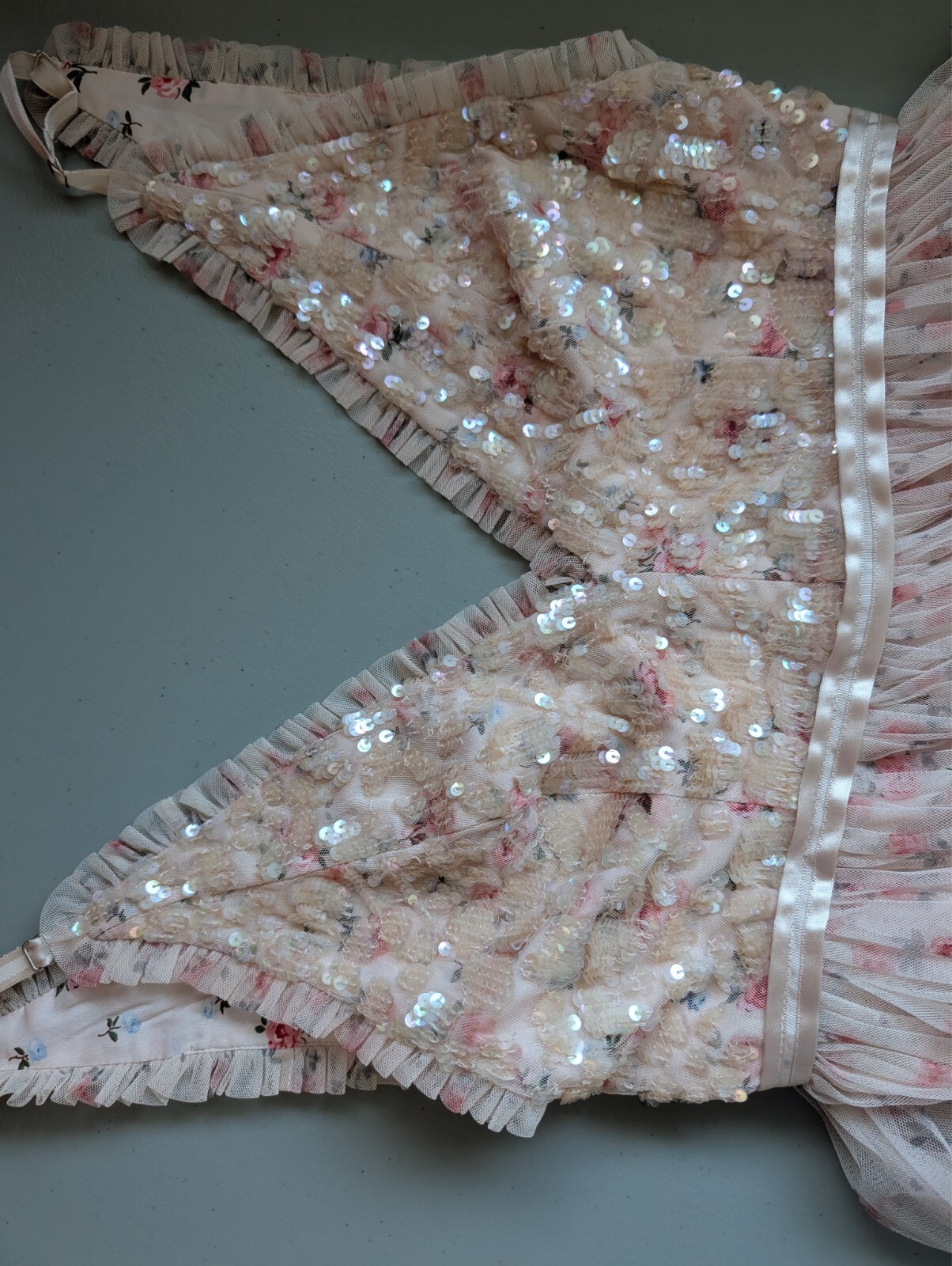 NWT Needle & Thread Bijou Aurelia Bodice Cami Gown Size US6 Embellished #1D453