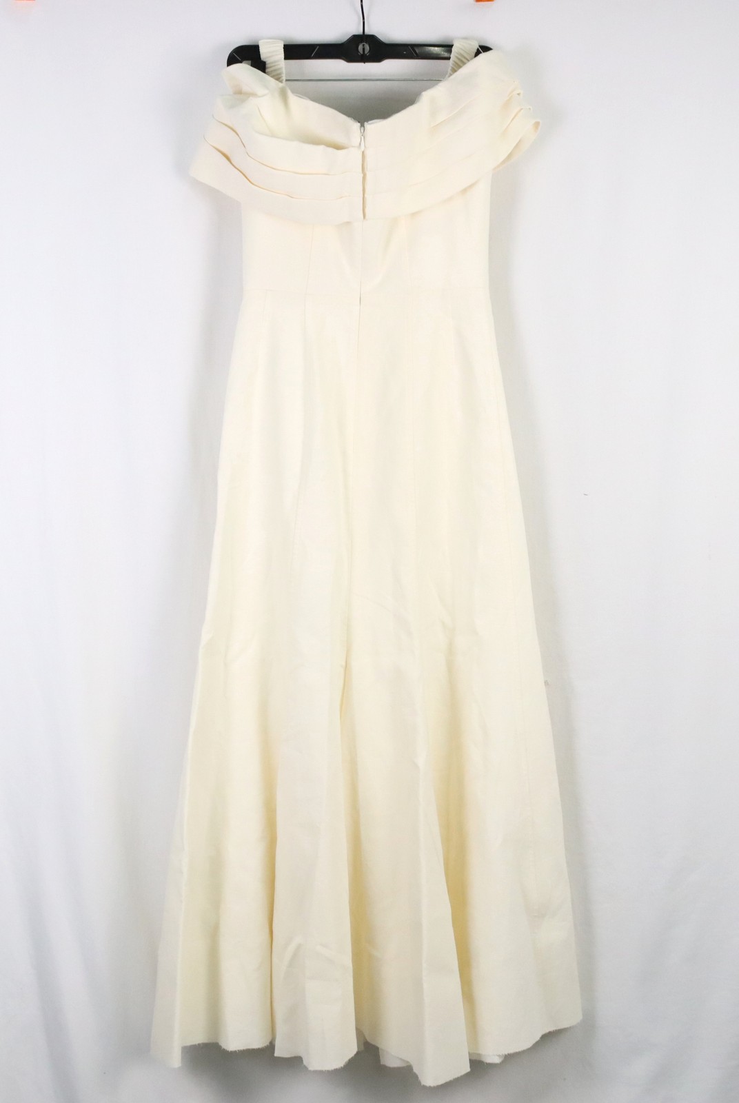 Nicholas Ariana Linen Blend Twist Front Midi Dress In Ivory Women’s Size 2
