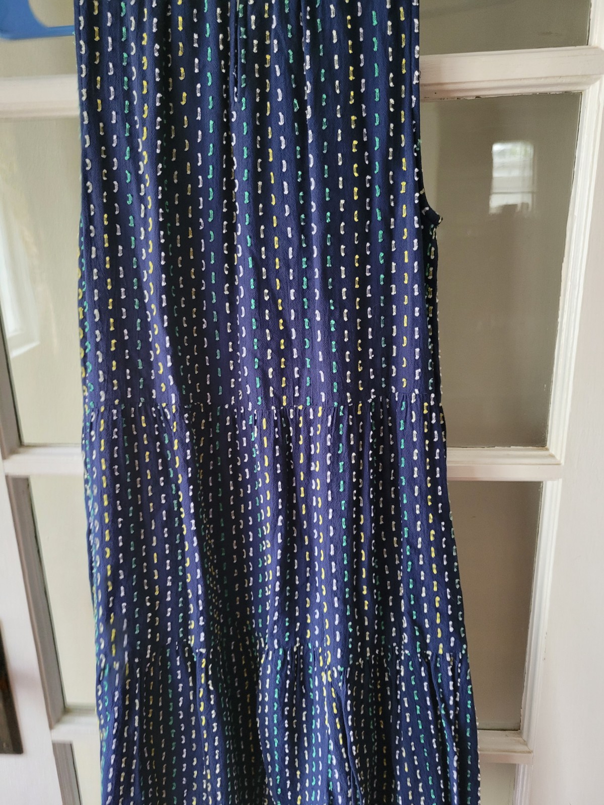 LOFT Straight Sundress Women XSP Pullover Lined Blue Casual Picnic Beach Outdoor