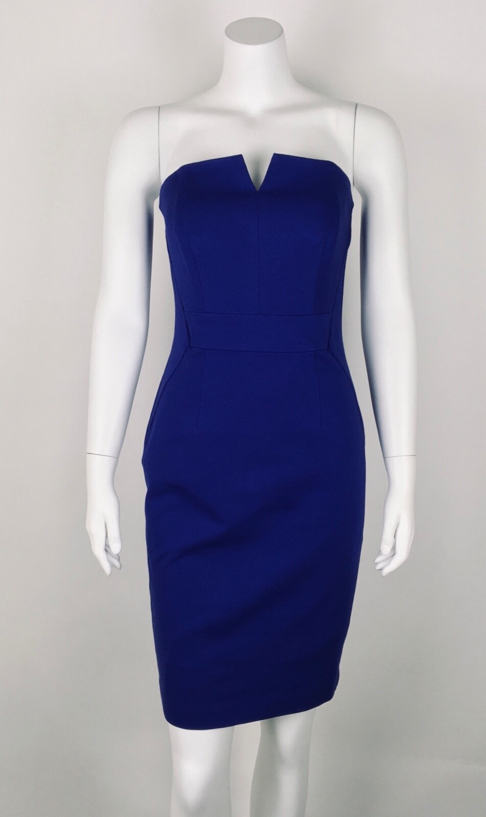 Trina Turk Women’s Dress NWT Strapless Stretch Violet Purple Fitted Any Occasion