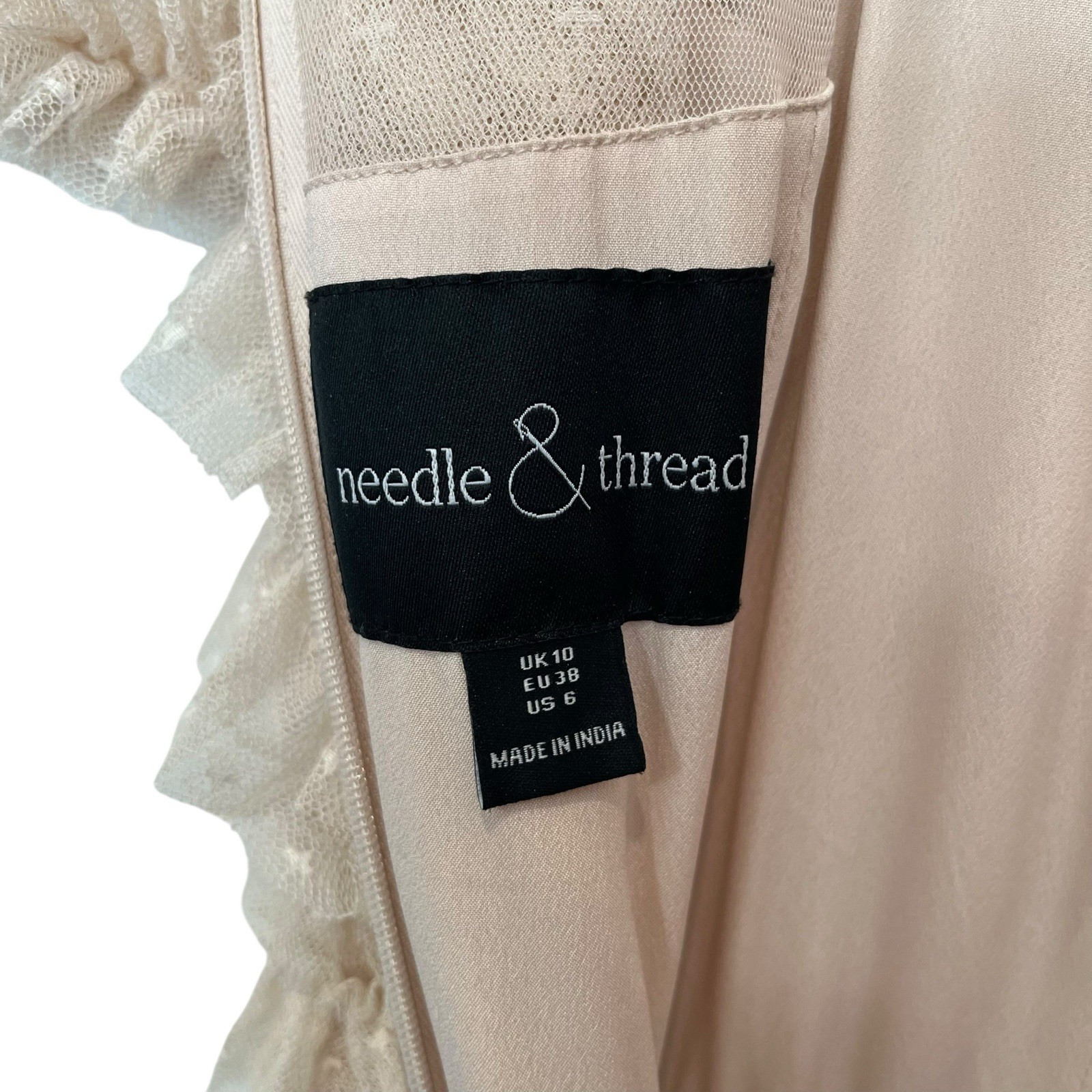 Needle & Thread Wild Rose Dress Size 10 AU / 6 US Ruffle Gown Maxi