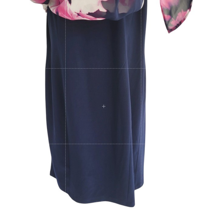 Eliza J Size 12 Multi-Colored Floral Chiffon Overlay Dress Back Zip Black Pink
