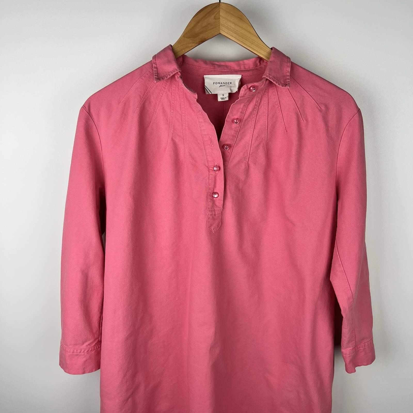 Tuckernuck Pomander Place Polly Mini Dress 100% Cotton Coastal Pink Size S