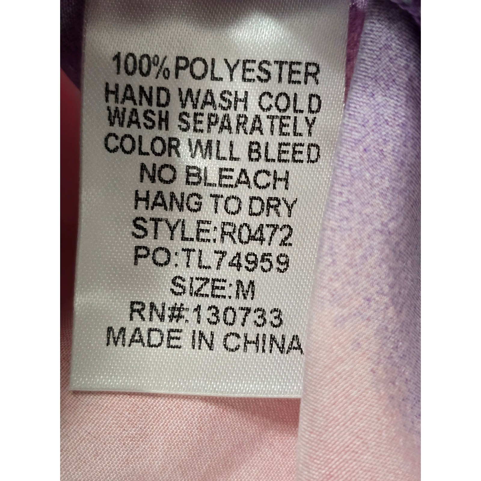 Lavender Peach Ombre Striped Button Down Shirt Dress Roll Tab Sleeve High Low