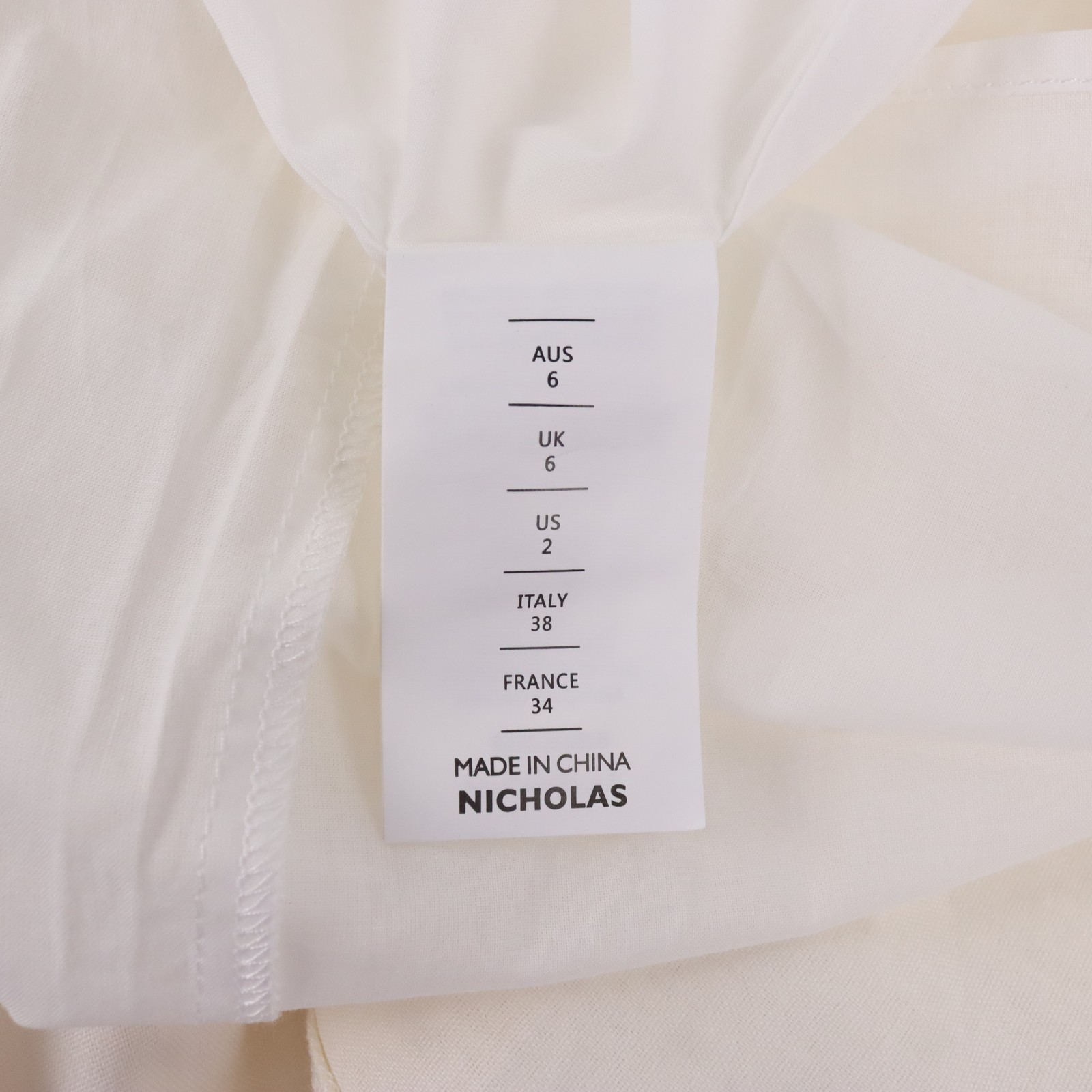 Nicholas Ariana Linen Blend Twist Front Midi Dress In Ivory Women’s Size 2