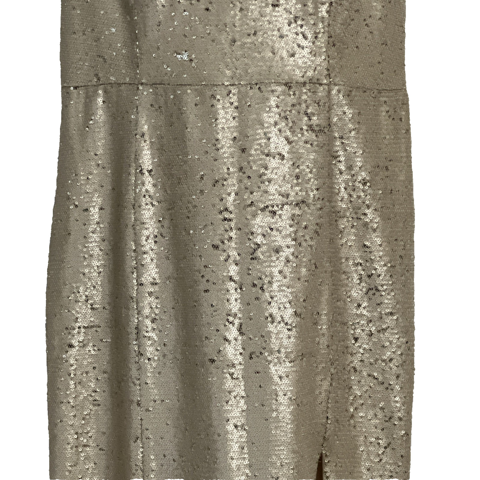 Vintage Dorothy Perkins Sequin Dress Women’s Sz 10 Champagne Lux Classic Elegant
