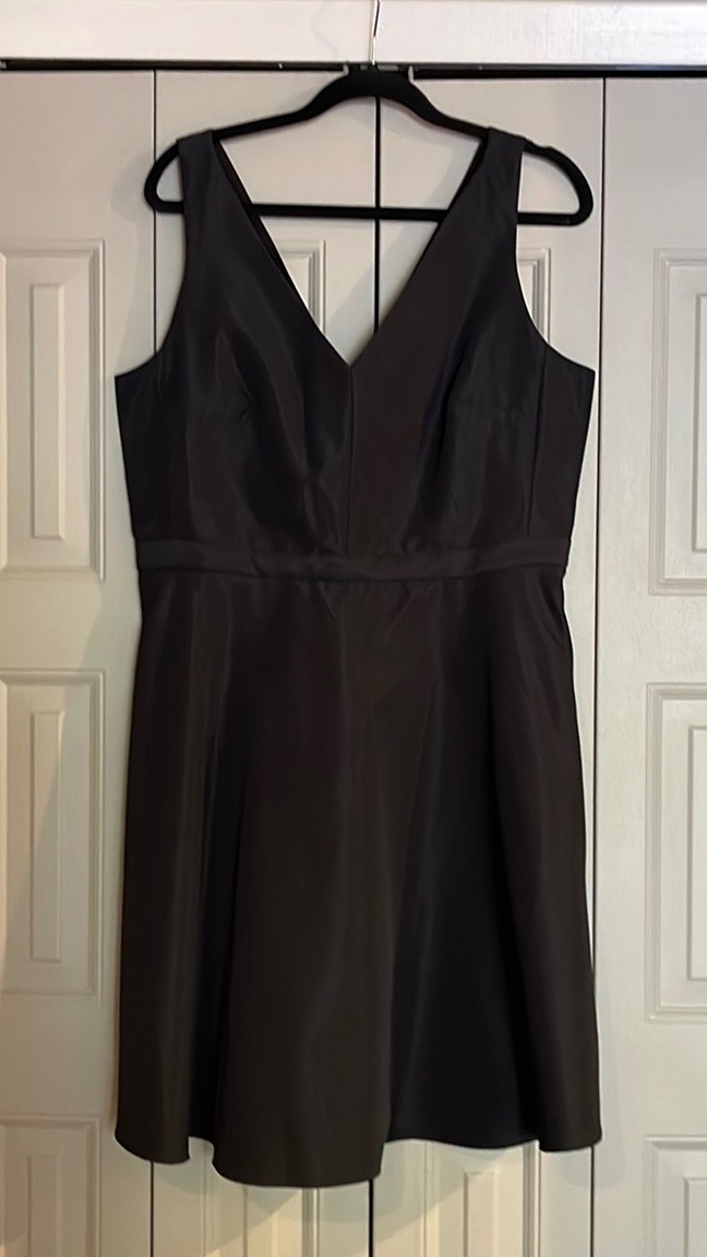 GAP Black Tafetta Dress 14