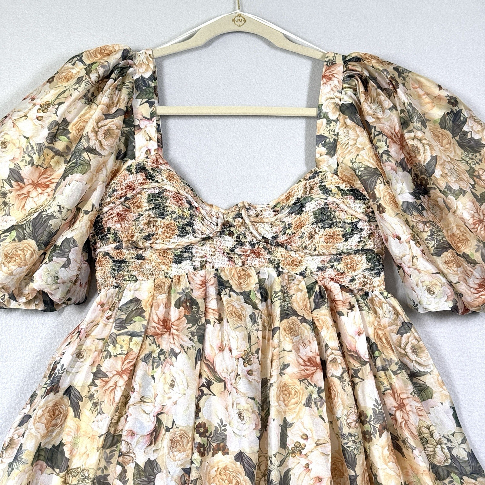 Worth Collective Dress Medium Harlow Maxi Floral Bump Friendly Cottage Garden