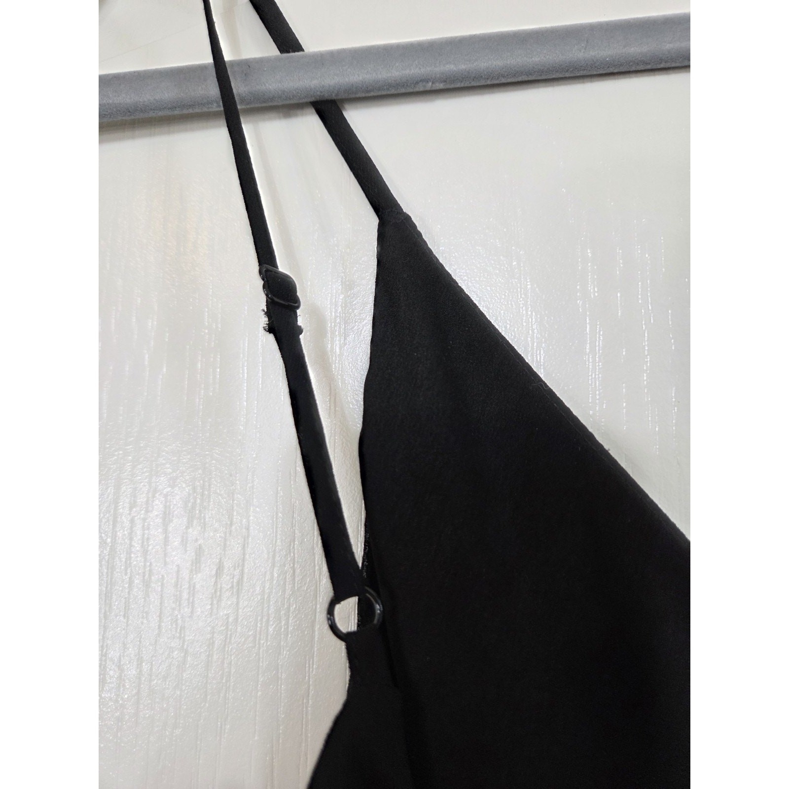 Lovers and Friends (Revolve) Black Chiffon Sexy Slit Slip Maxi Dress, Size Small