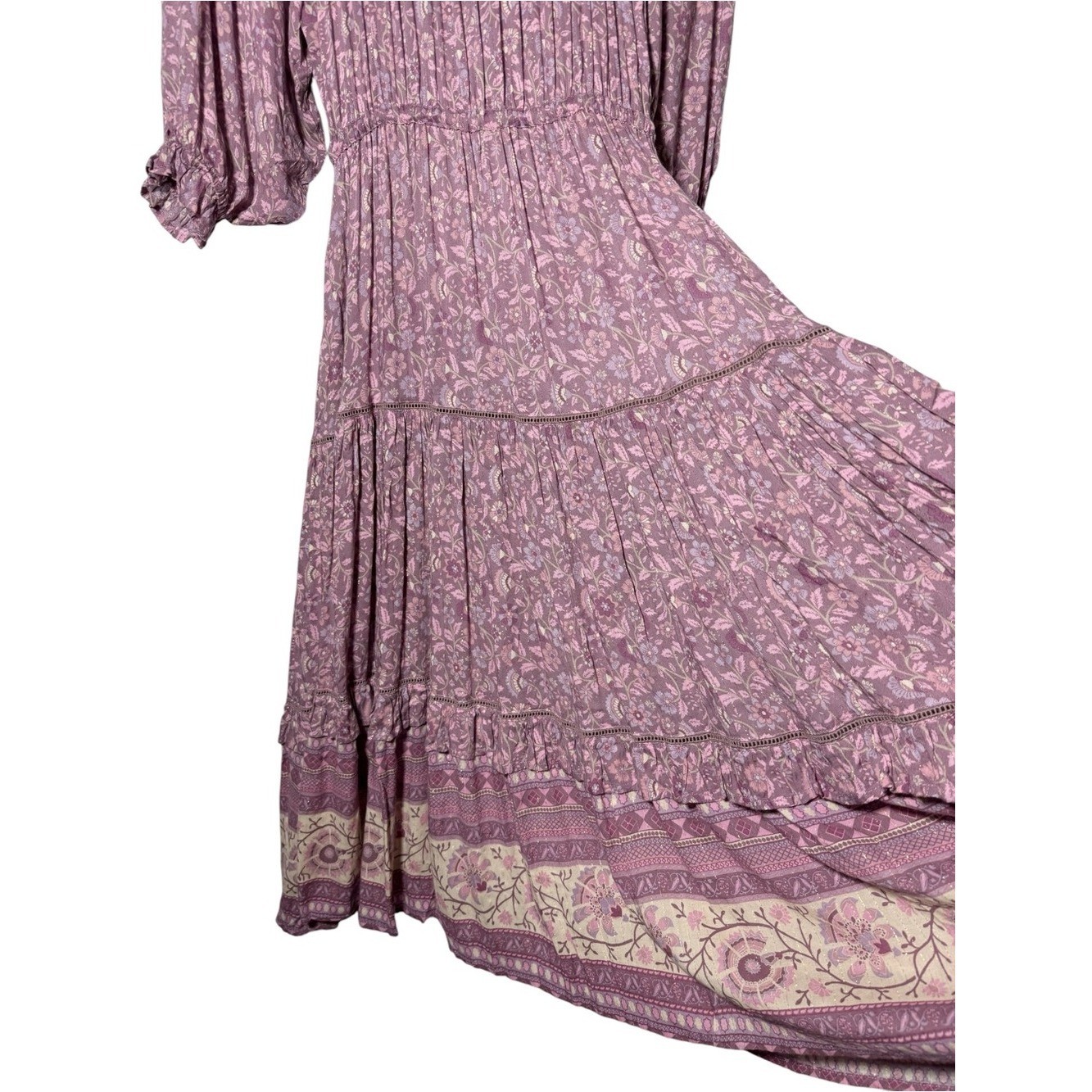 Spell & The Gypsy Collective Dahlia Gown in Mulberry Size Small