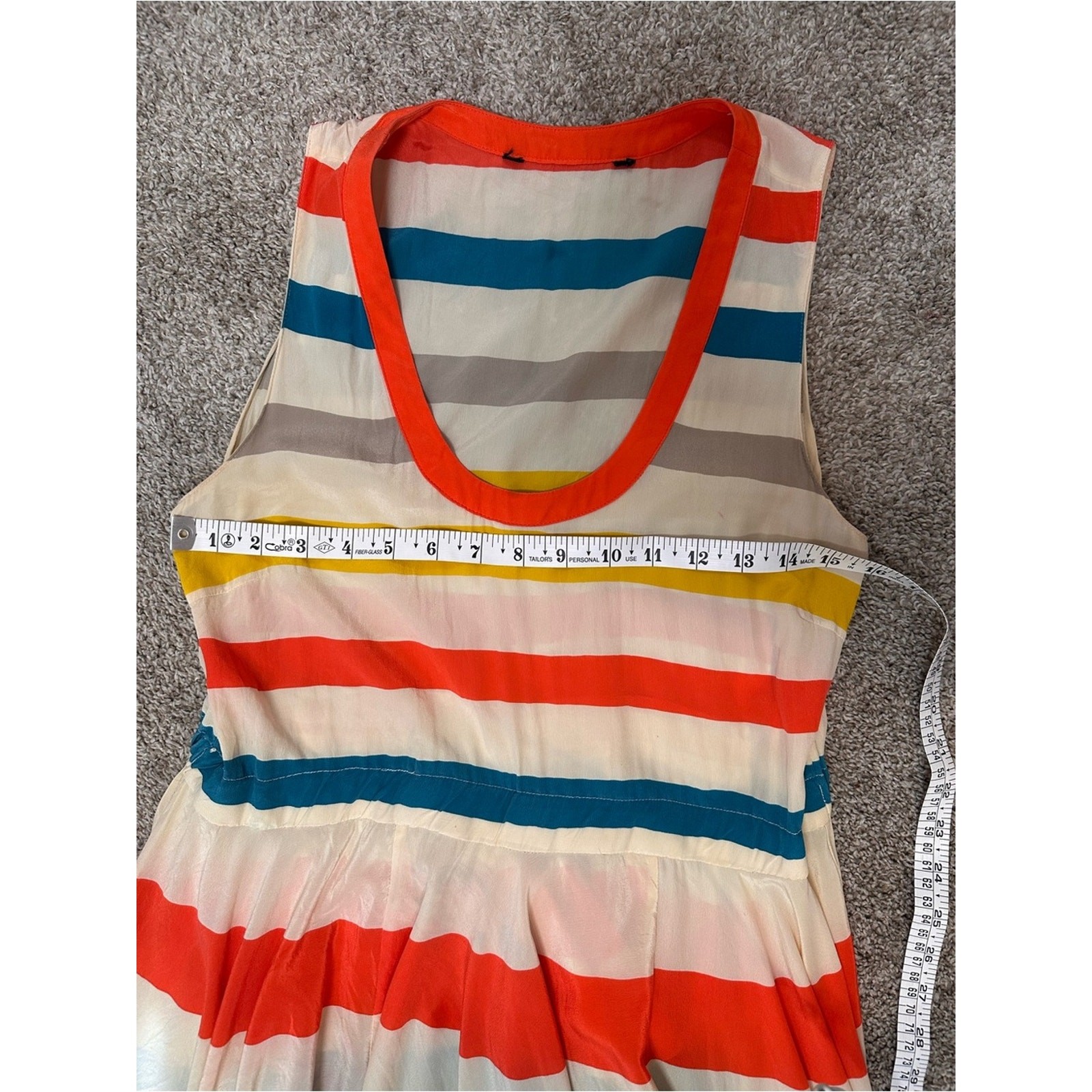 Marc by Marc Jacobs Simone multicolor stripe dress | perfect for France or Italy
