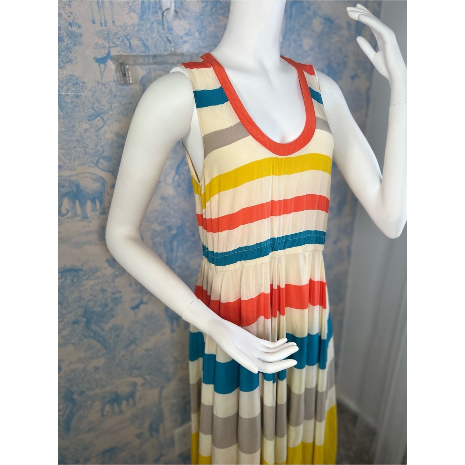 Marc by Marc Jacobs Simone multicolor stripe dress | perfect for France or Italy