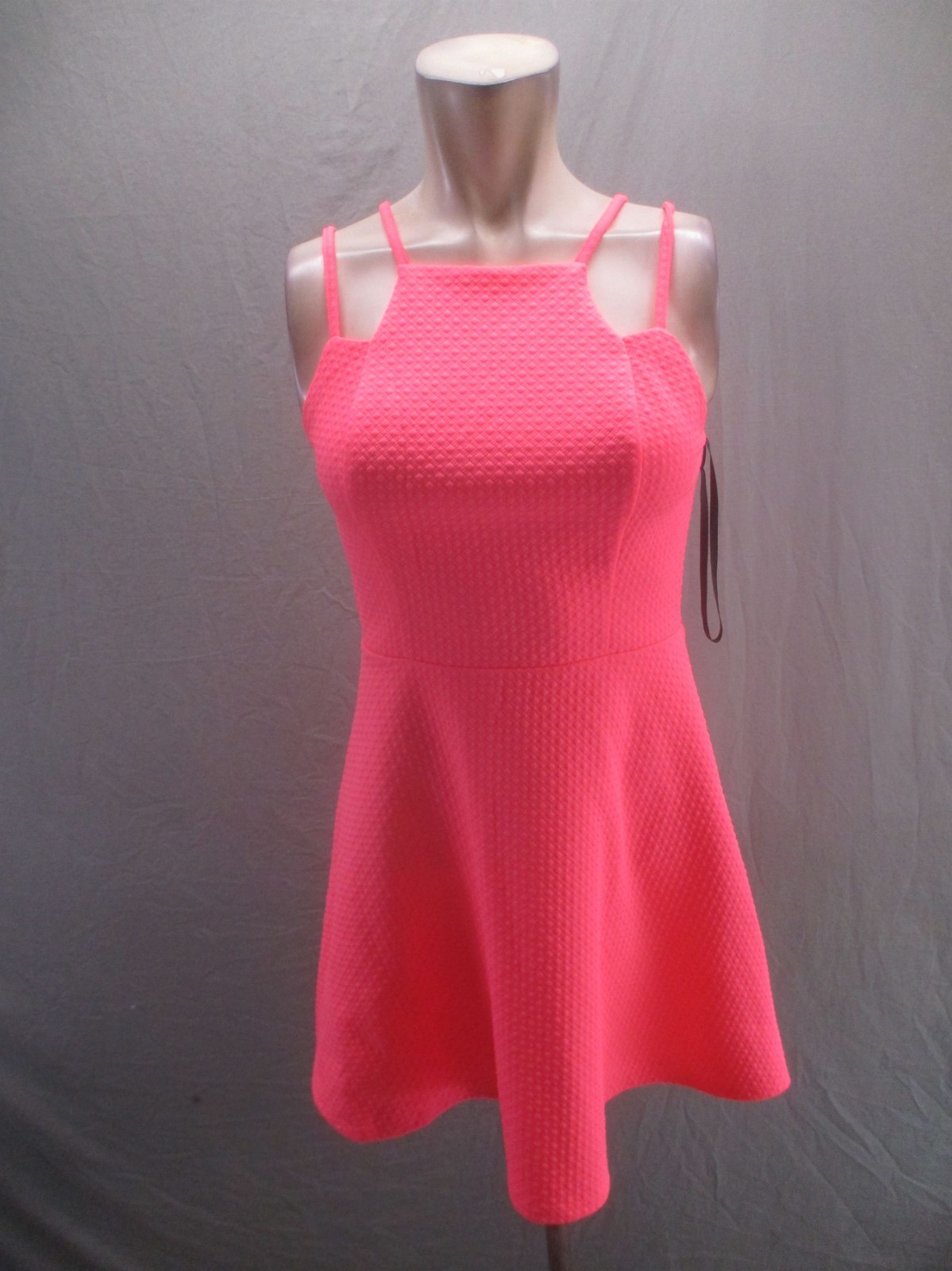 Material Girl Size S Womens Pink Sleeveless Straps Stretch Party ALine Dress 811