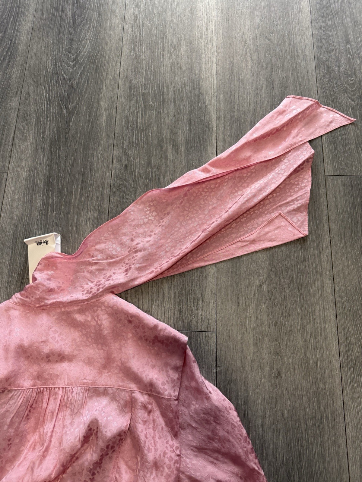$650 Coach Texture Drape A-Line Shirtdress Womens Size 00 Pink 10011208JAX New