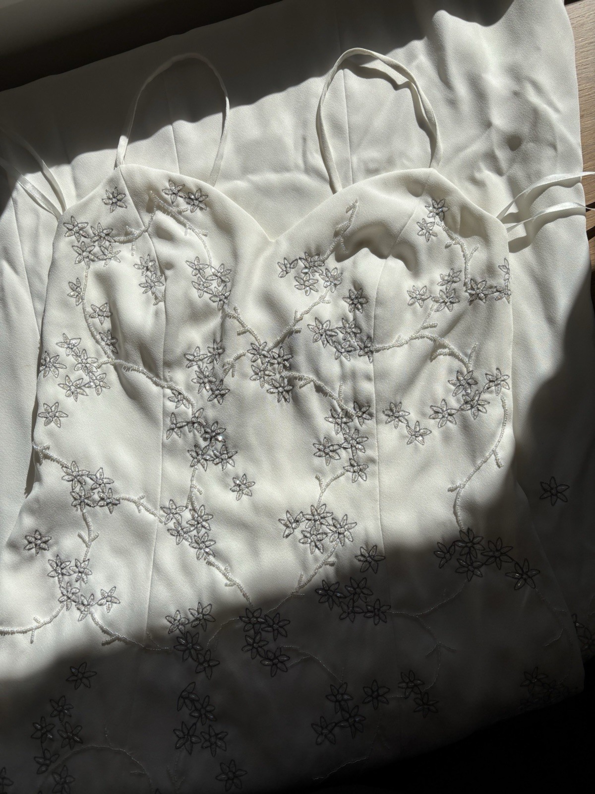 Vintage Victoria Jane by Ronald Joyce Beaded Embroidered Wedding Dress