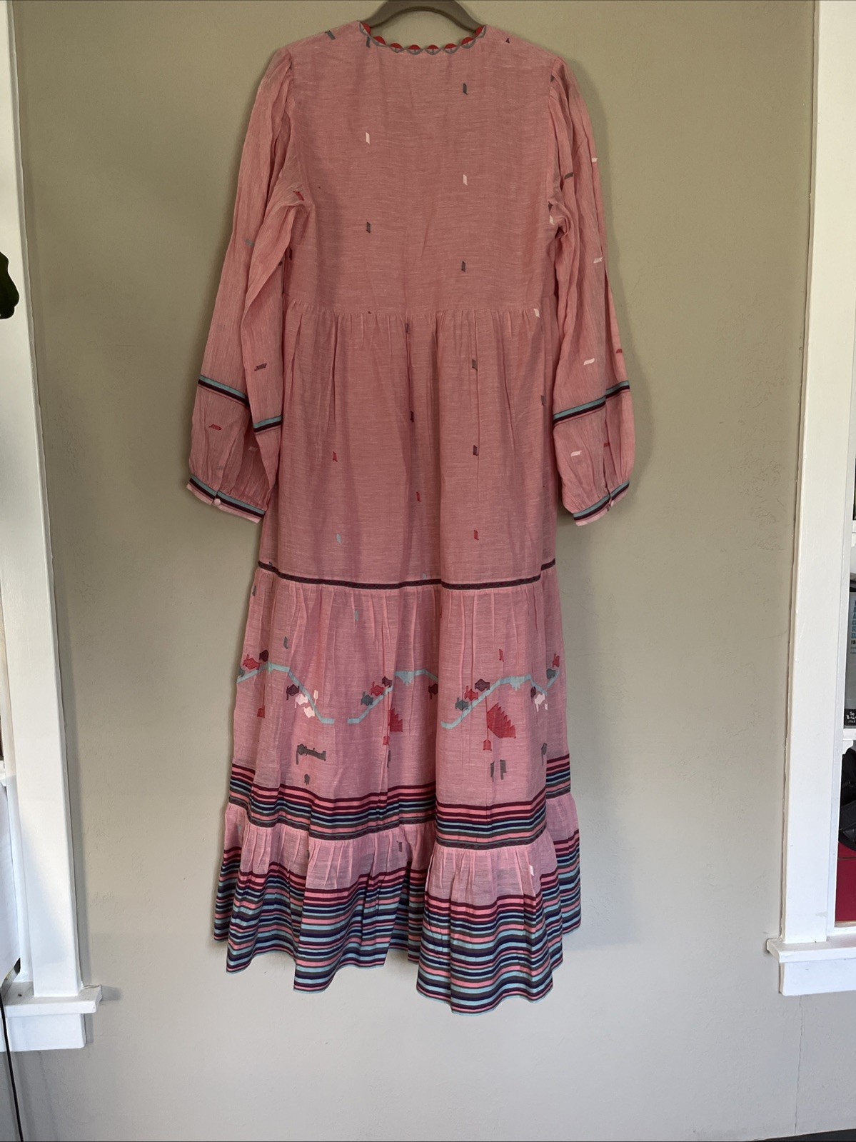 Conditions Apply Hand Woven Pink Aranza Dress SZ S NWT