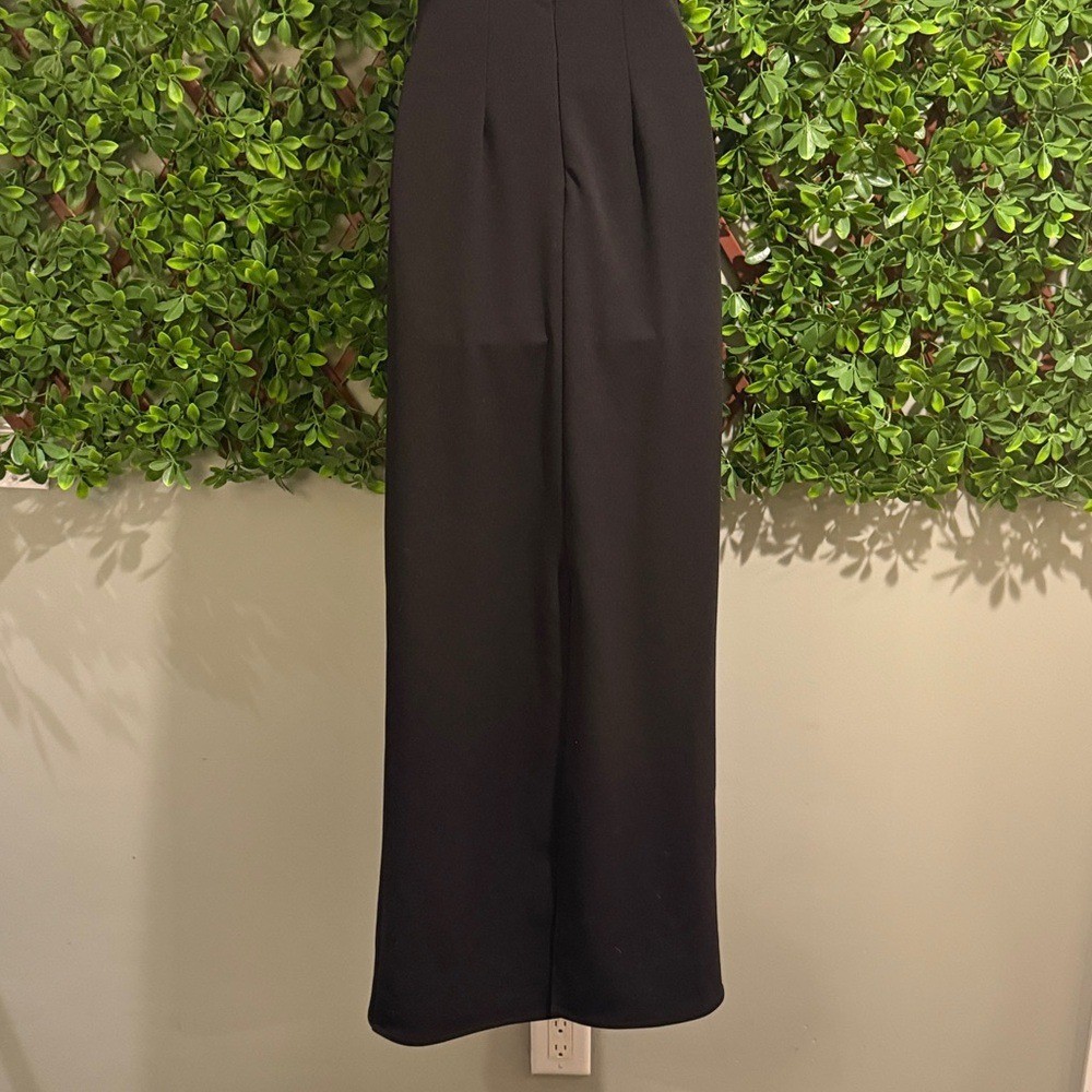 Simply Desirable Black Sleeveless Cutout Column Dress
