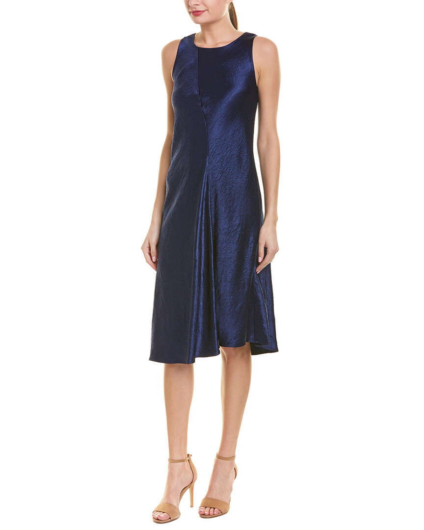 E037 NWT VINCE BIAS CUT SLEEVELESS MIDI WOMEN DRESS SIZE XS, S, M, L $295