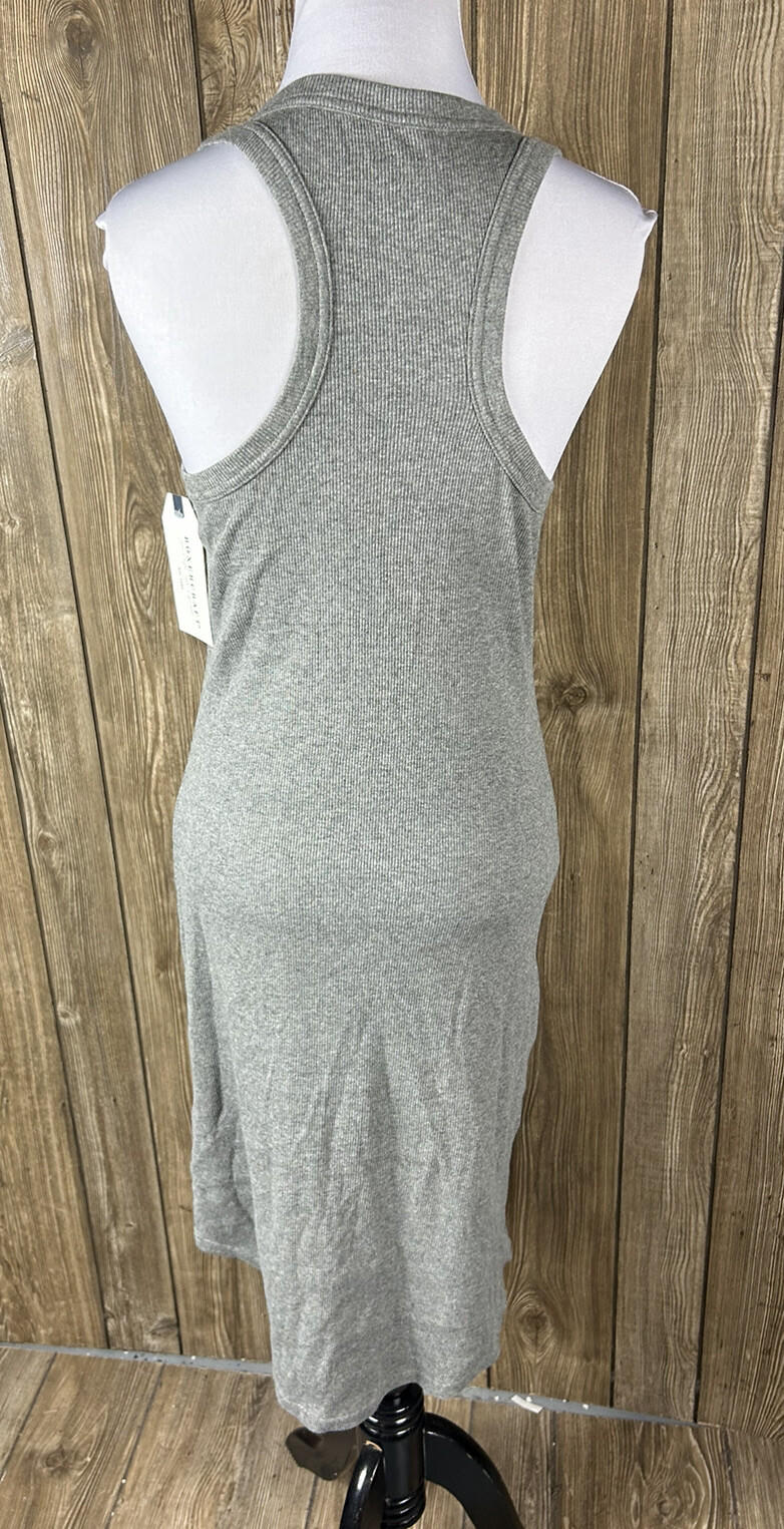 Boxercraft Women’s Ladies Gray PLACKET MIDI DRESS Oxford Heather Size Small NWT