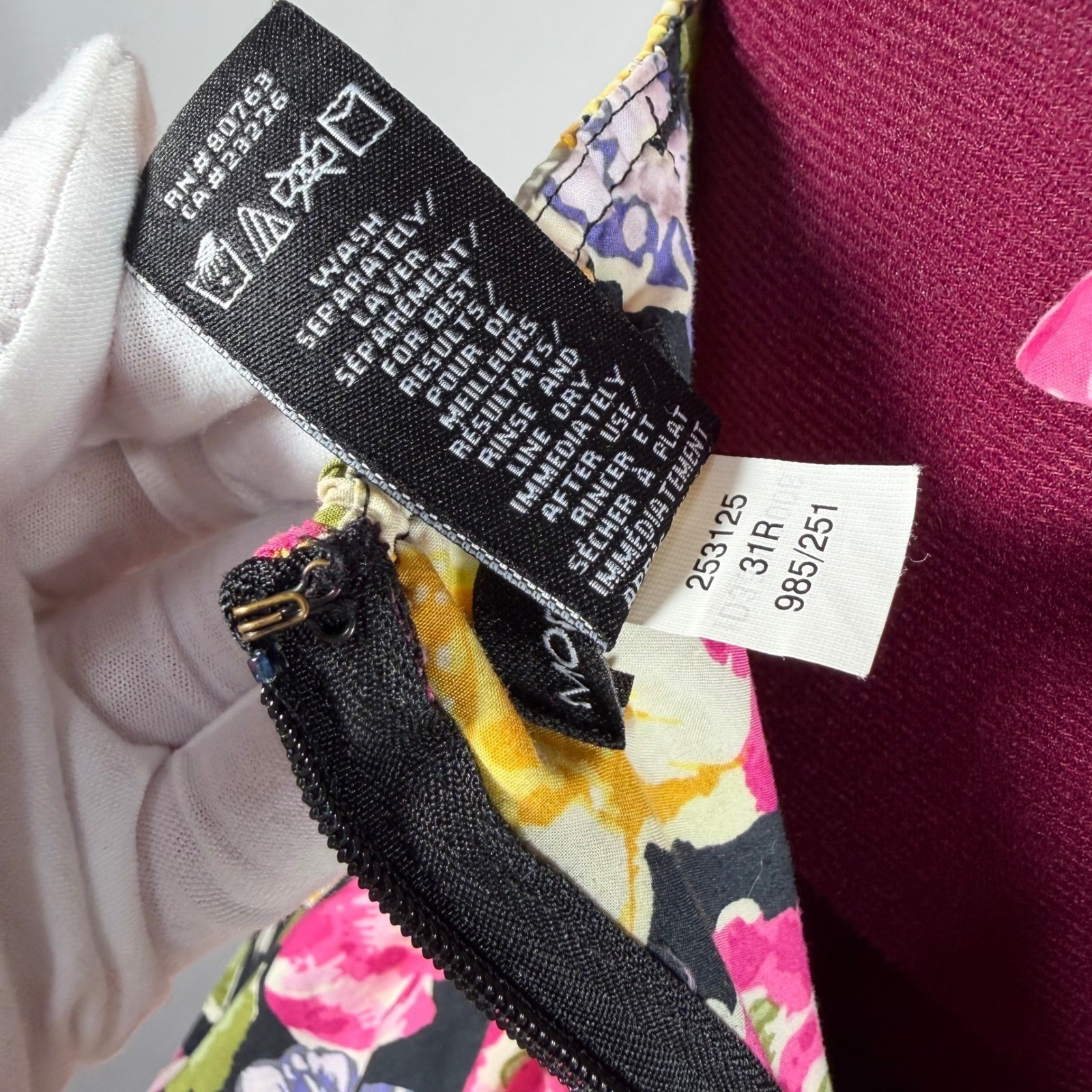 Moda International Floral Halter Dress Cotton Tiered Peplum Retro Y2K Vtg Size 6