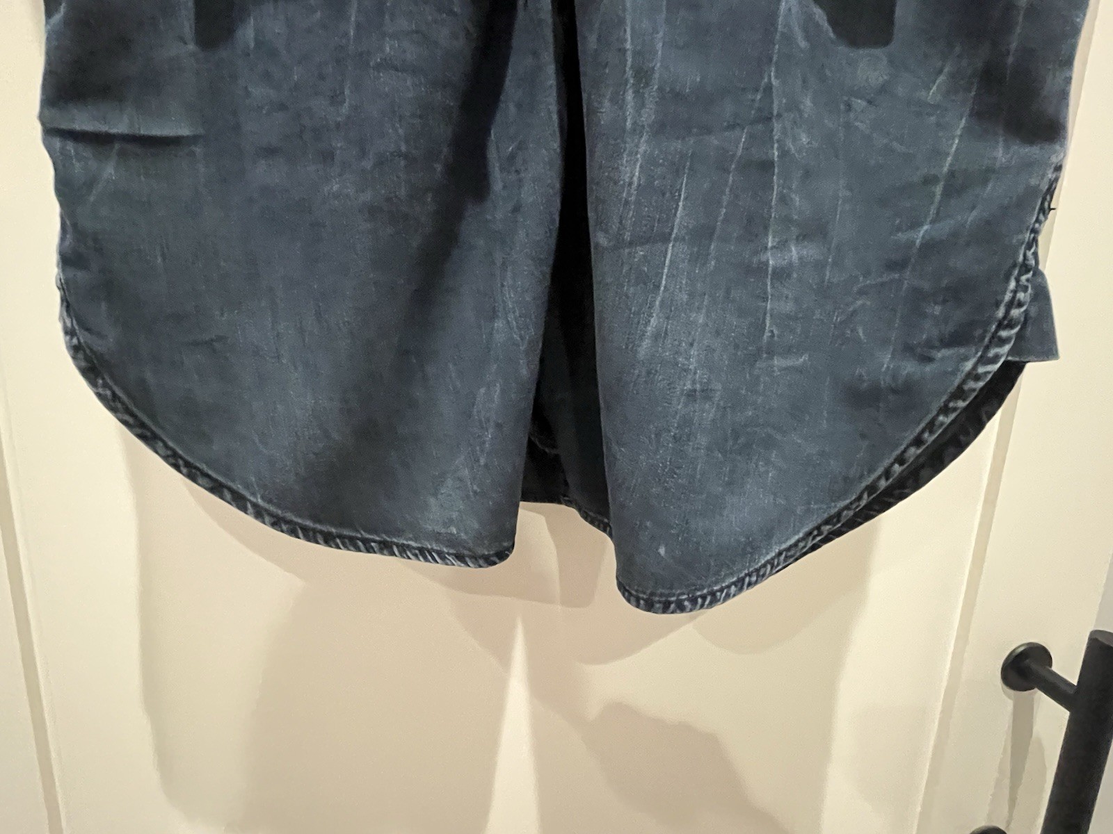 👕 Current/Elliott Distressed Denim Button Front Shirt / Dress – Women’s 3