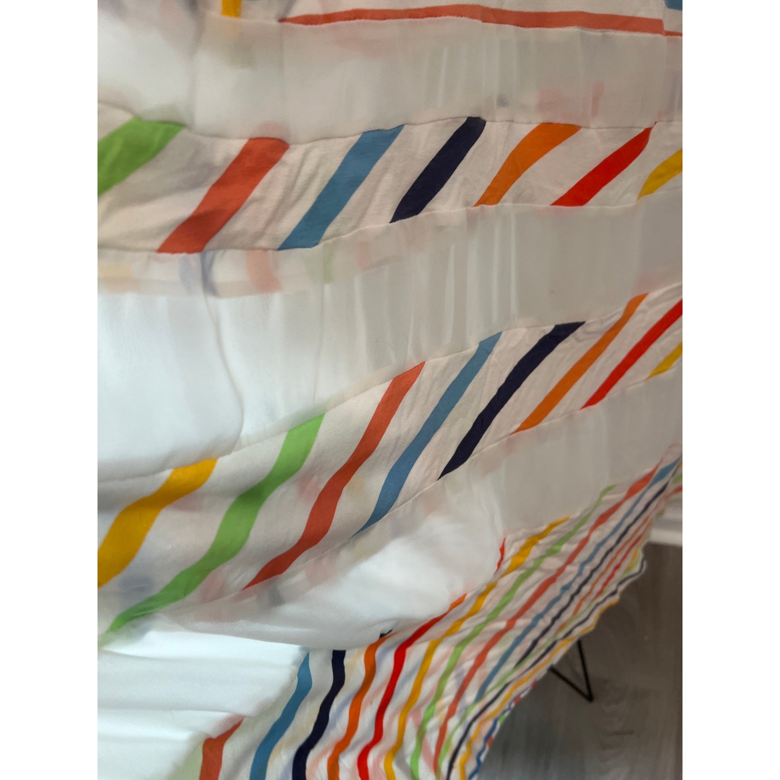 Peter Som for Design Nation size medium sleeveless colorful striped maxi dress