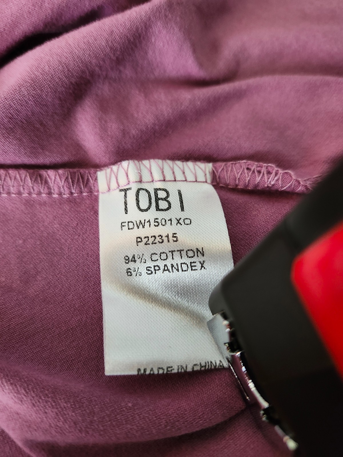 NWT Tobi Purple Open Back Knit Dress 3/4 Sleeve XS